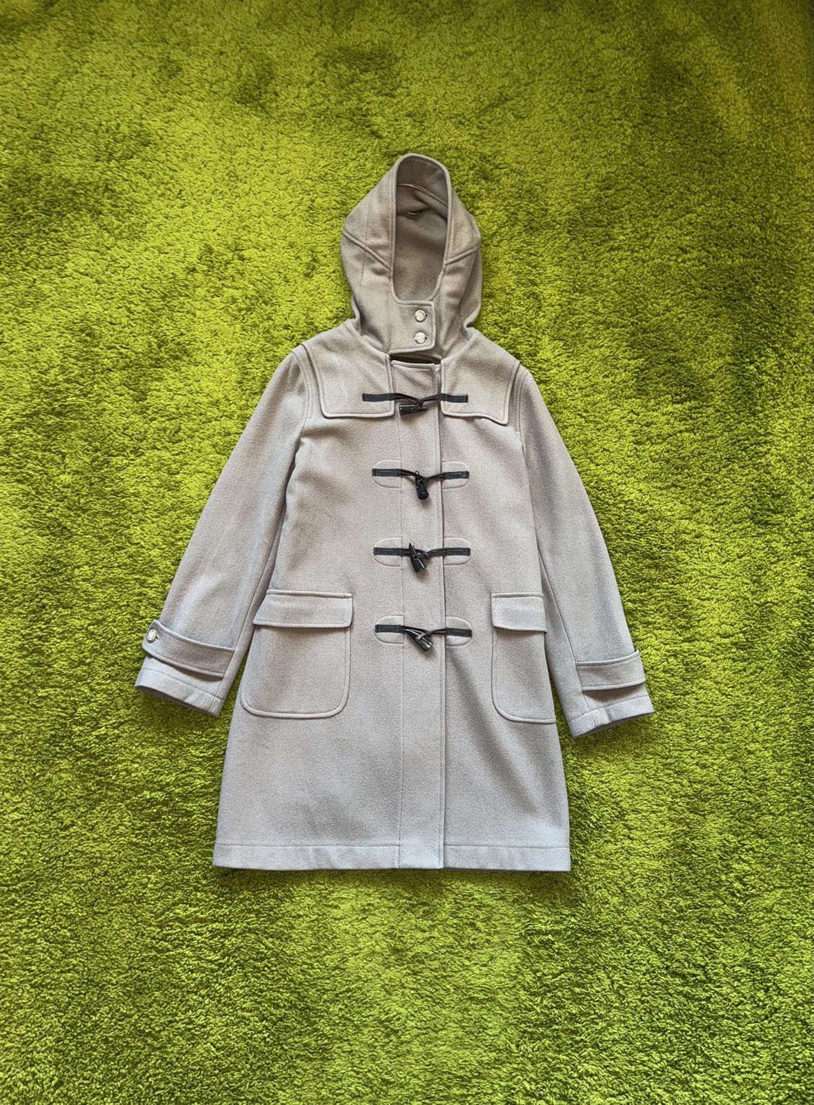 Designer × Mackintosh Mackintosh 100% wool beige duffle coat jacket Size M / US 6-8 / IT 42-44 - 1 Thumbnail