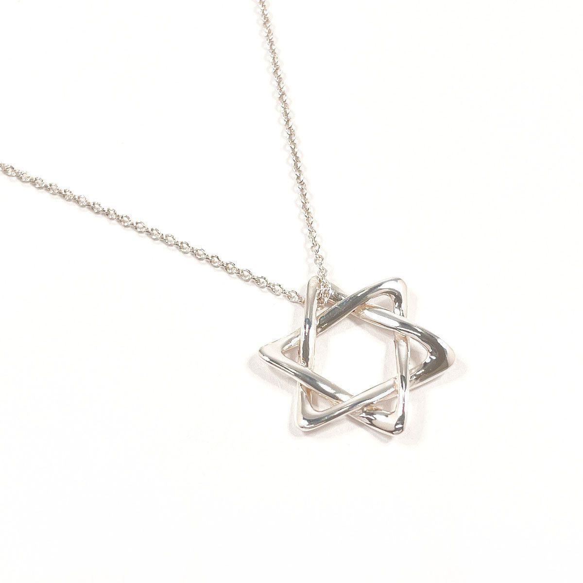 Tiffany & Co. Tiffany & Co. Tiffany & Co. Star of David Silver Necklace Precious Metal Necklace DUTY FREE for USA Size ONE SIZE - 1 Thumbnail