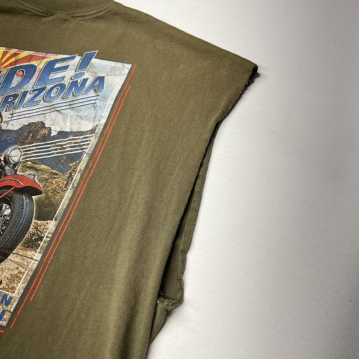 Harley Davidson × Vintage Harley Davidson Tee Shirt Sleeveless Arizona Grand Canyon Size US XXL / EU 58 / 5 - 13 Thumbnail
