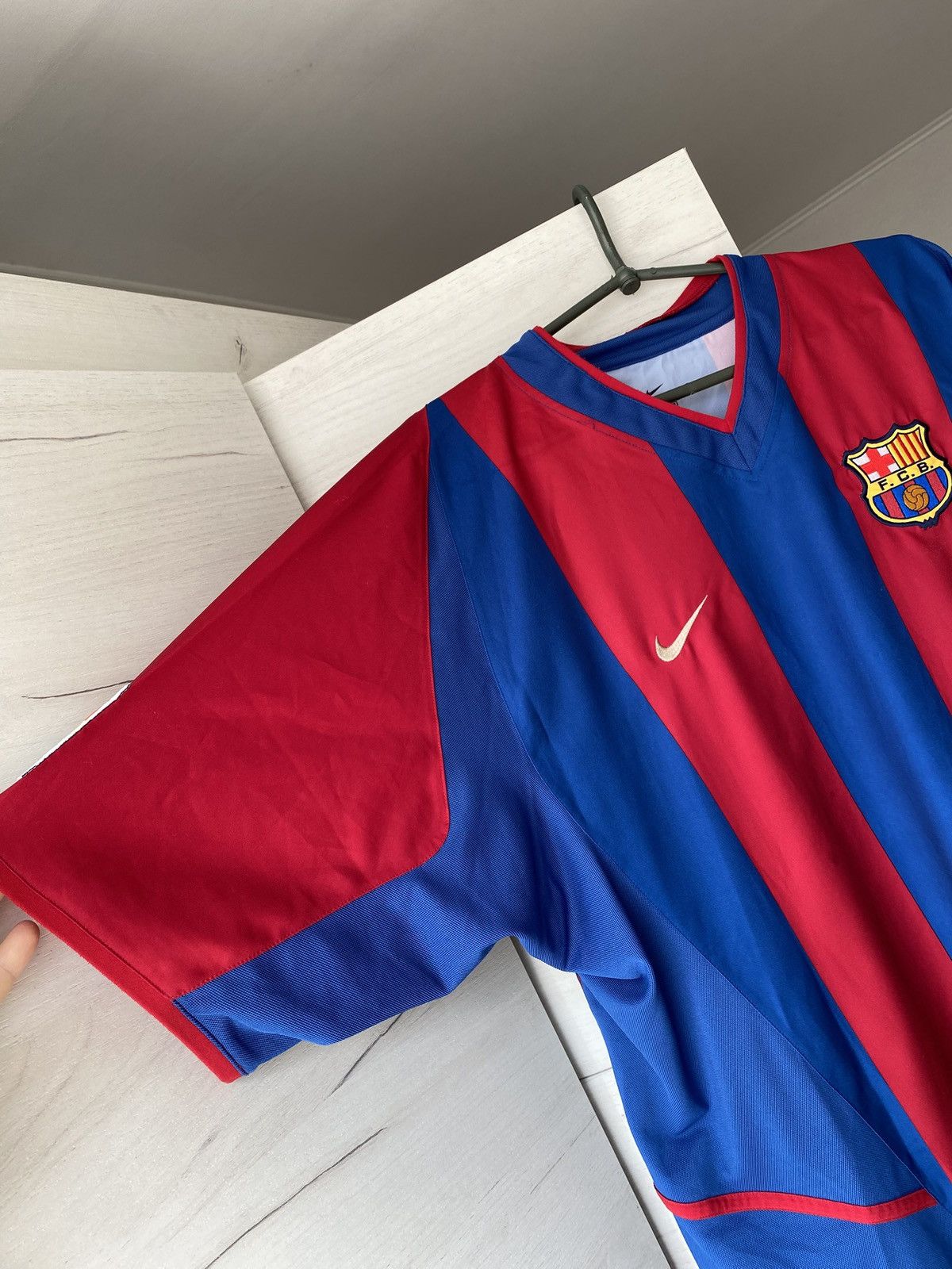 Nike Barcelona Nike Home Jersey XL Blaugrana Stripes 2000s Size US XL / EU 56 / 4 - 5 Thumbnail