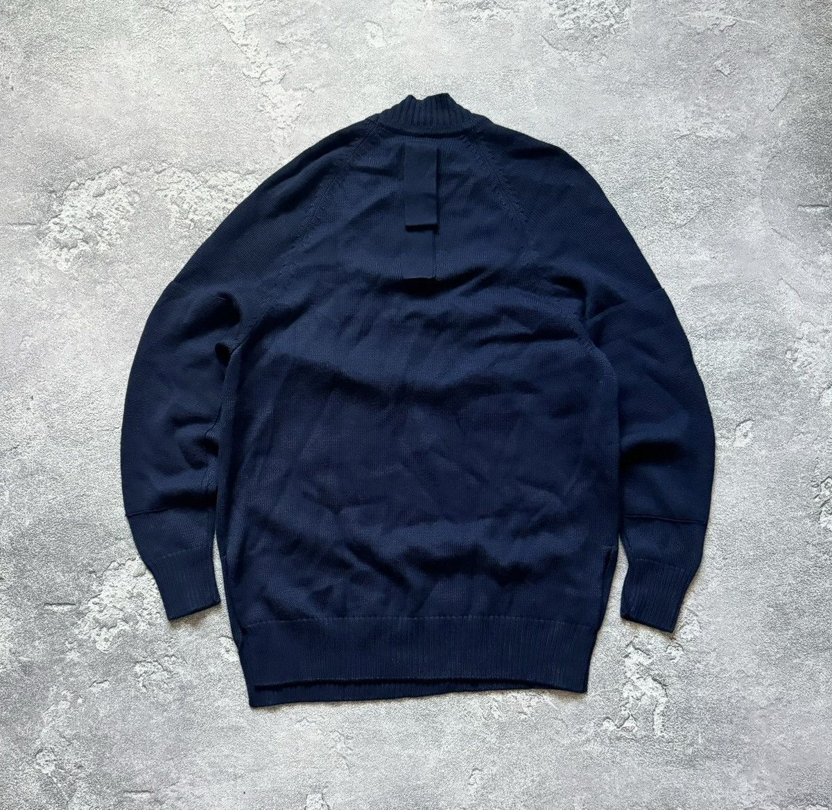 Designer × Jil Sander Jil sander navy S sweater dress knitwear relaxed jumper 00s Size S / US 4 / IT 40 - 14 Thumbnail