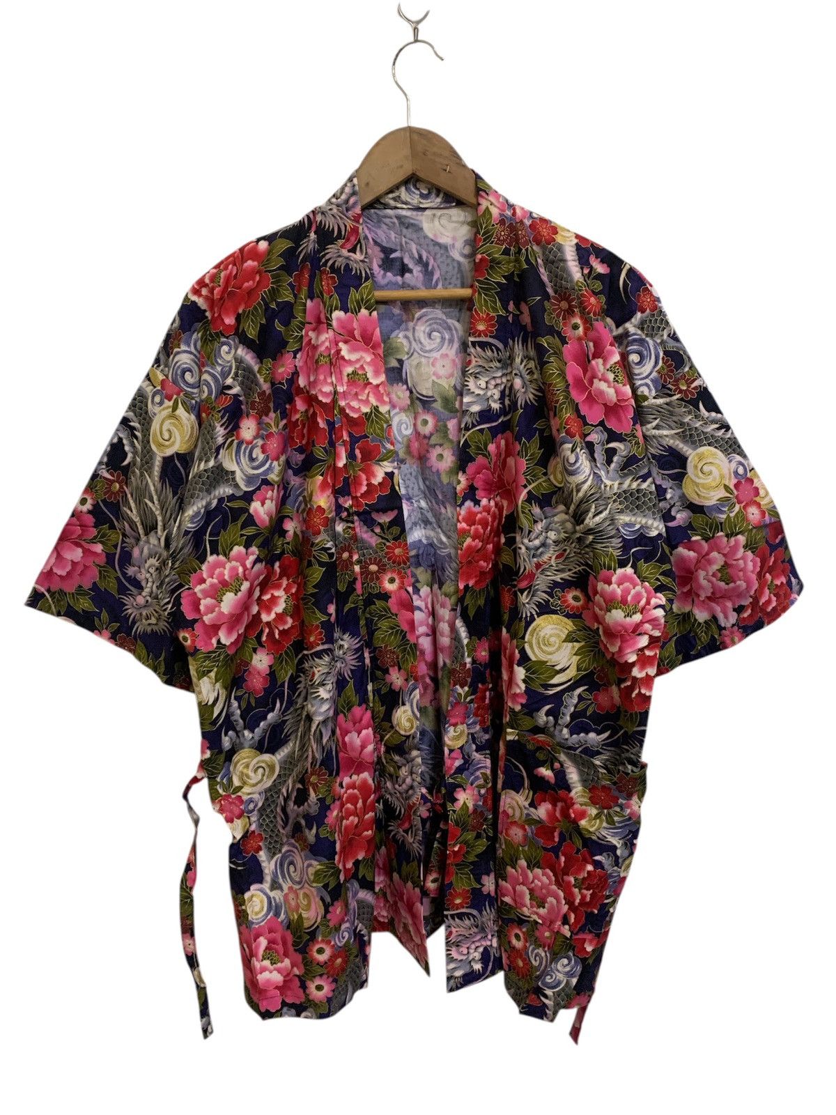 Vintage Final Drop🔥Vintage Traditional Kimono Dragon Overprint Size US L / EU 52-54 / 3 - 1 Thumbnail