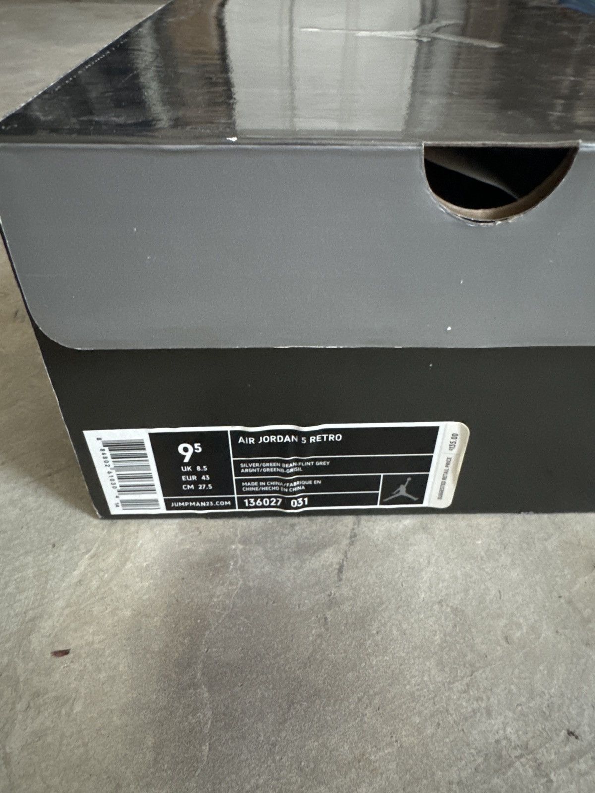 Jordan Brand (Deadstock) Retro (2006 Release) Jordan 5 Green Bean Size US 9.5 / EU 42-43 - 11 Thumbnail