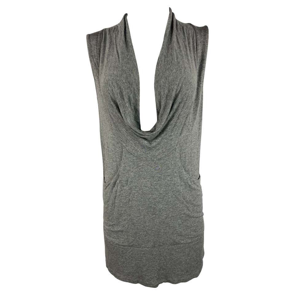 Maison Margiela Maison Margiela - MM6 - Mini Dress Sleeveless - Gray Size M / US 6-8 / IT 42-44 - 14 Thumbnail