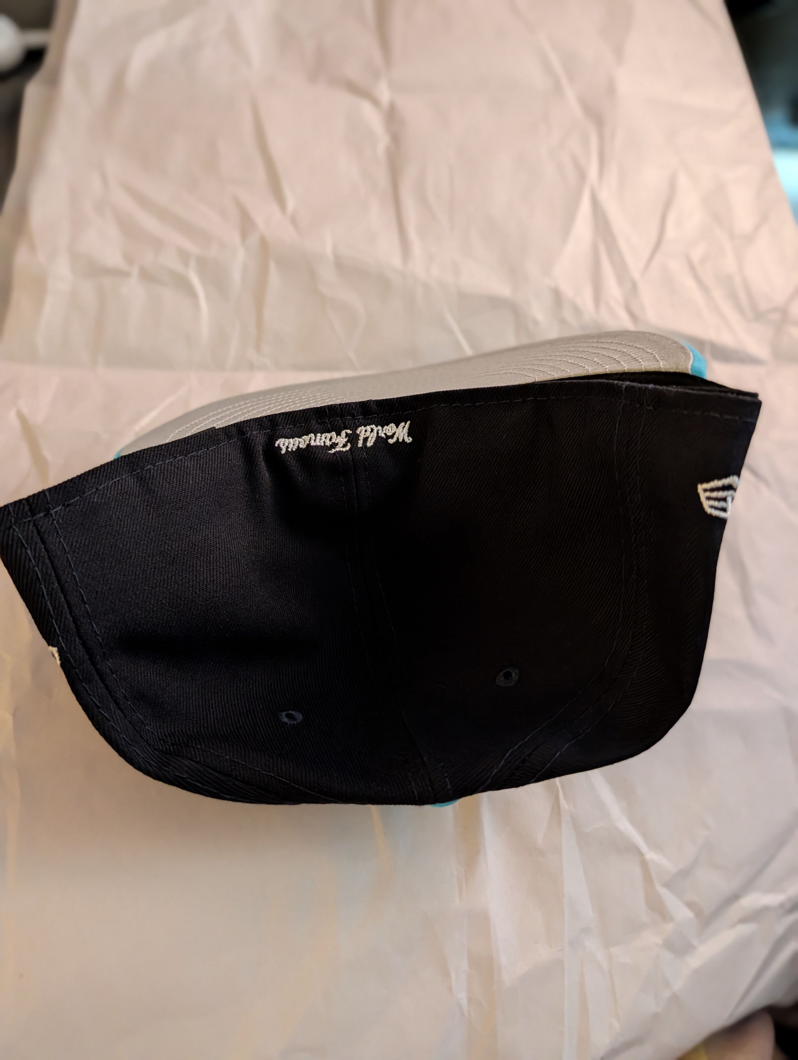 Supreme Supreme Spring Training Box Logo Fitted Hat ss22 Navy 7 5/8 Size ONE SIZE - 4 Thumbnail