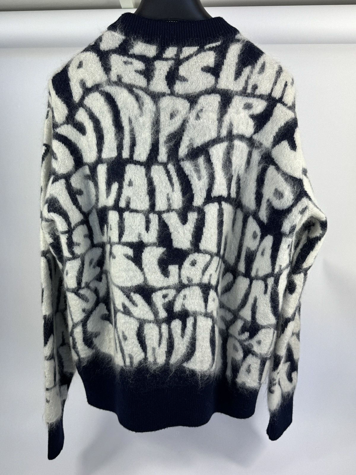 Lanvin LOGO PRINT CREWNECK SWEATER Size US M / EU 48-50 / 2 - 2 Thumbnail