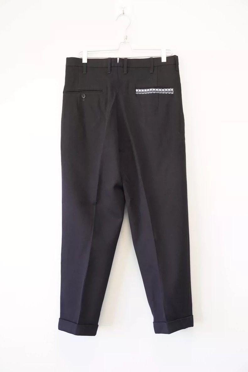 Yohji Yamamoto Yohji Yamamoto size l 95AW knit paneled wool pants 2503-Ne Size US 30 / EU 46 - 2 Thumbnail