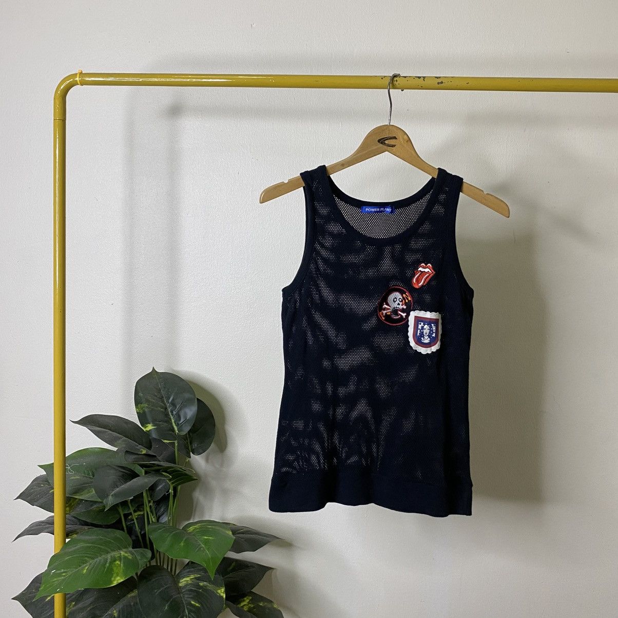 Hysteric Glamour Power Plant Hysterics Glamour x Rolling Stones Mesh TankTop Size US XS / EU 42 / 0 - 1 Thumbnail