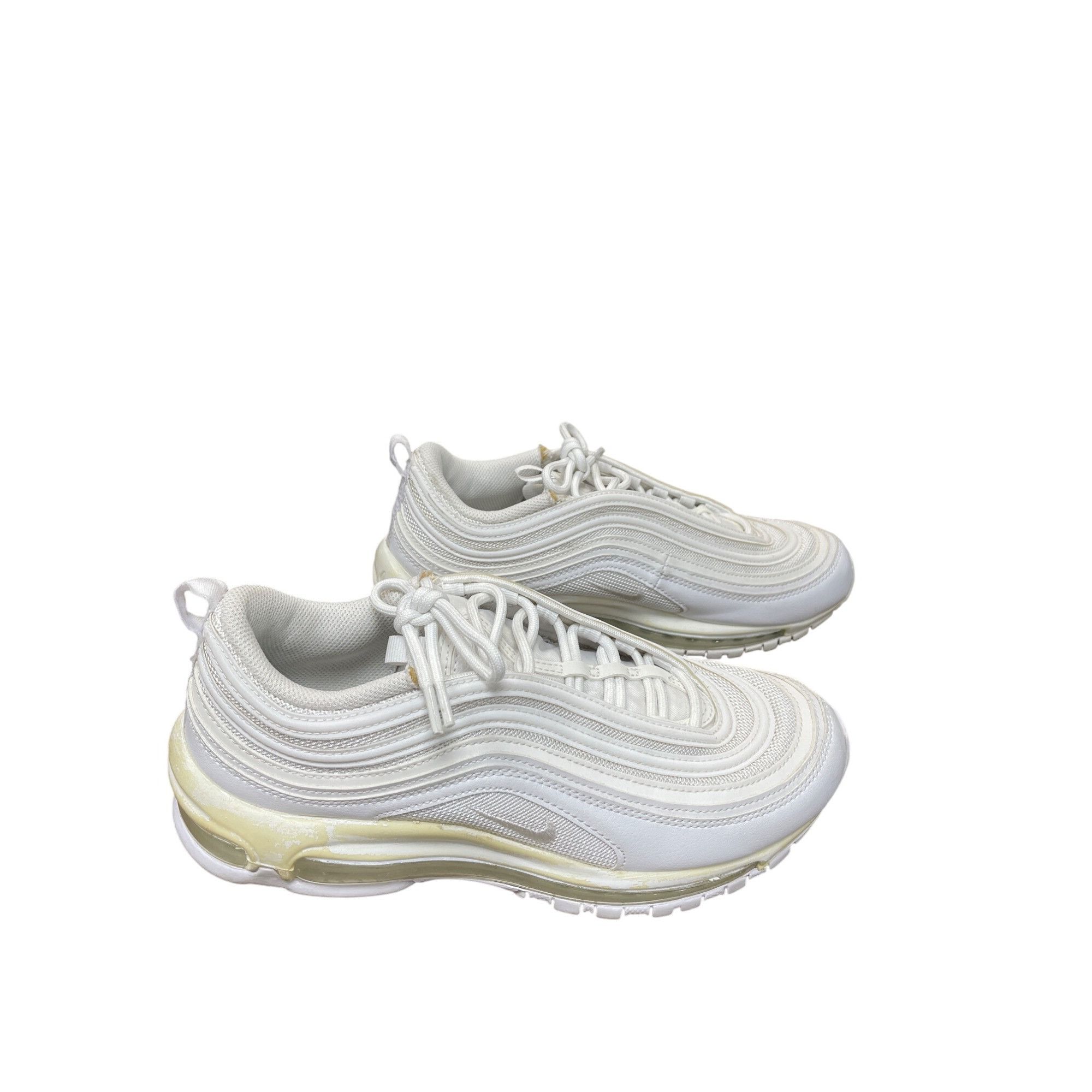 Nike Nike Air Max 97 Triple White Womans Low Top Sneakers Sz 10 S Size US 10 / IT 40 - 3 Thumbnail