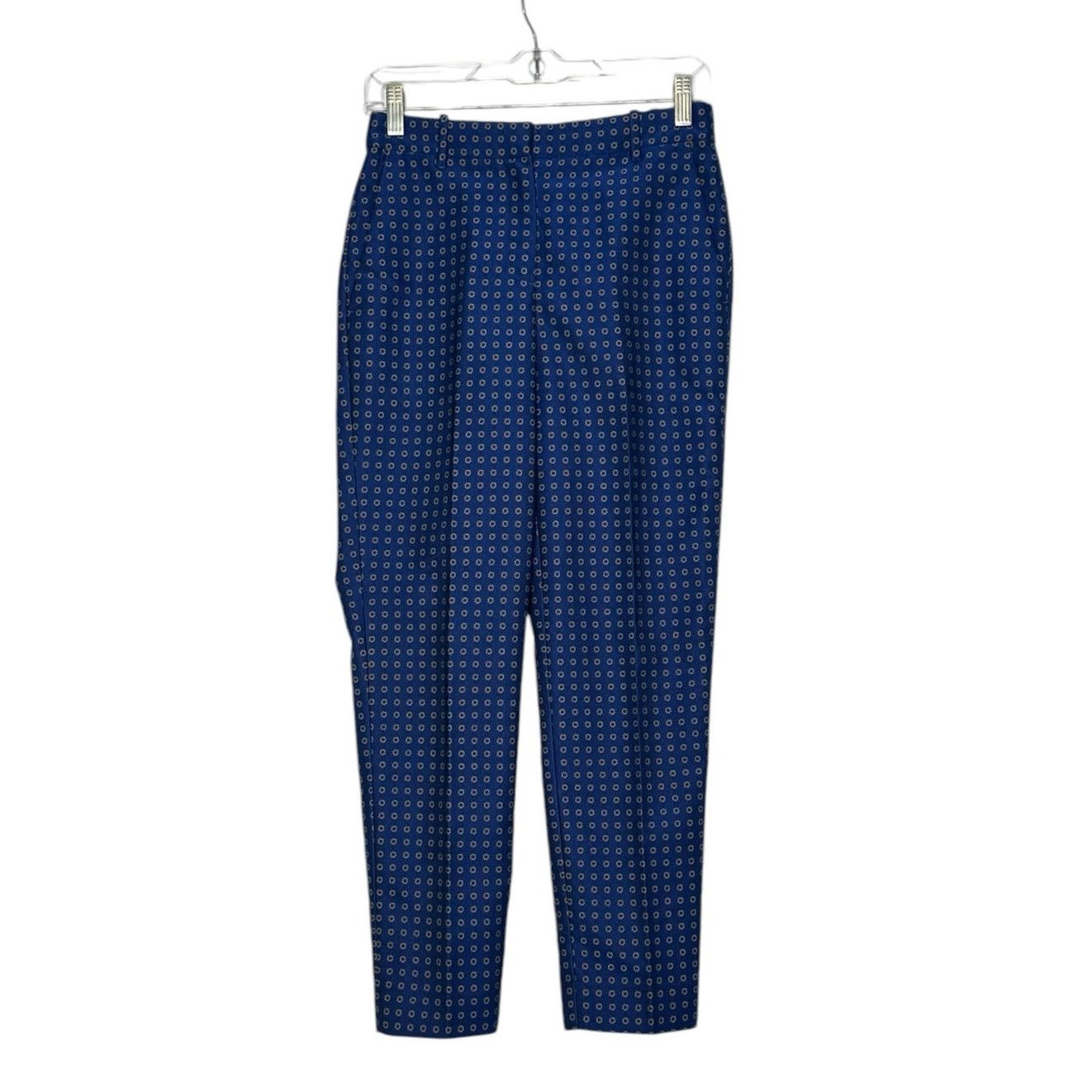 J.Crew J.Crew blue red floral dots dressy pants size small Size 28" / US 6 / IT 42 - 1 Thumbnail