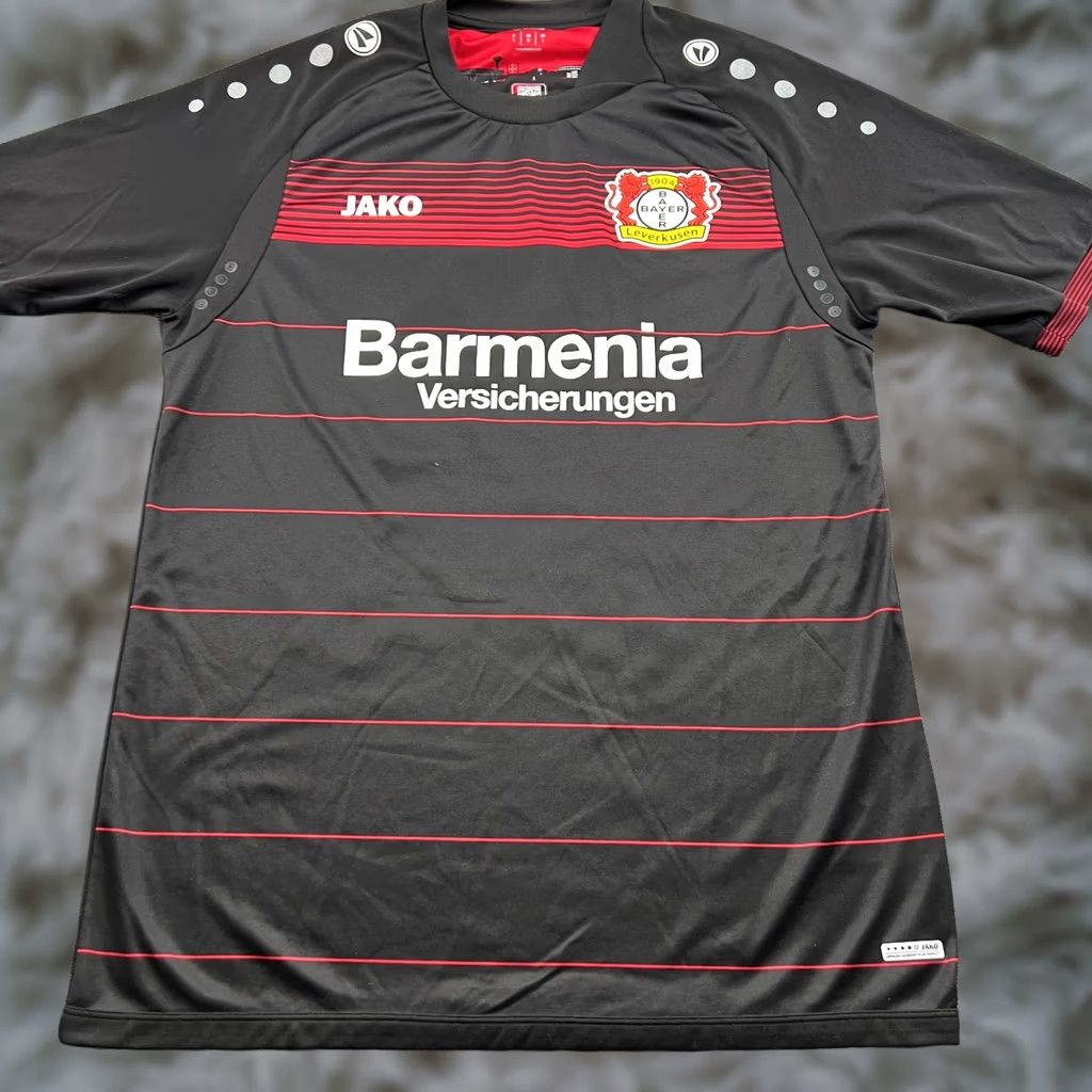 Vintage Bayer 04 Leverkusen 2016 2017 Home Football Jersey Mens Jako Large Shirt T-Shirt Black XS-XL? Size US L / EU 52-54 / 3 - 1 Thumbnail