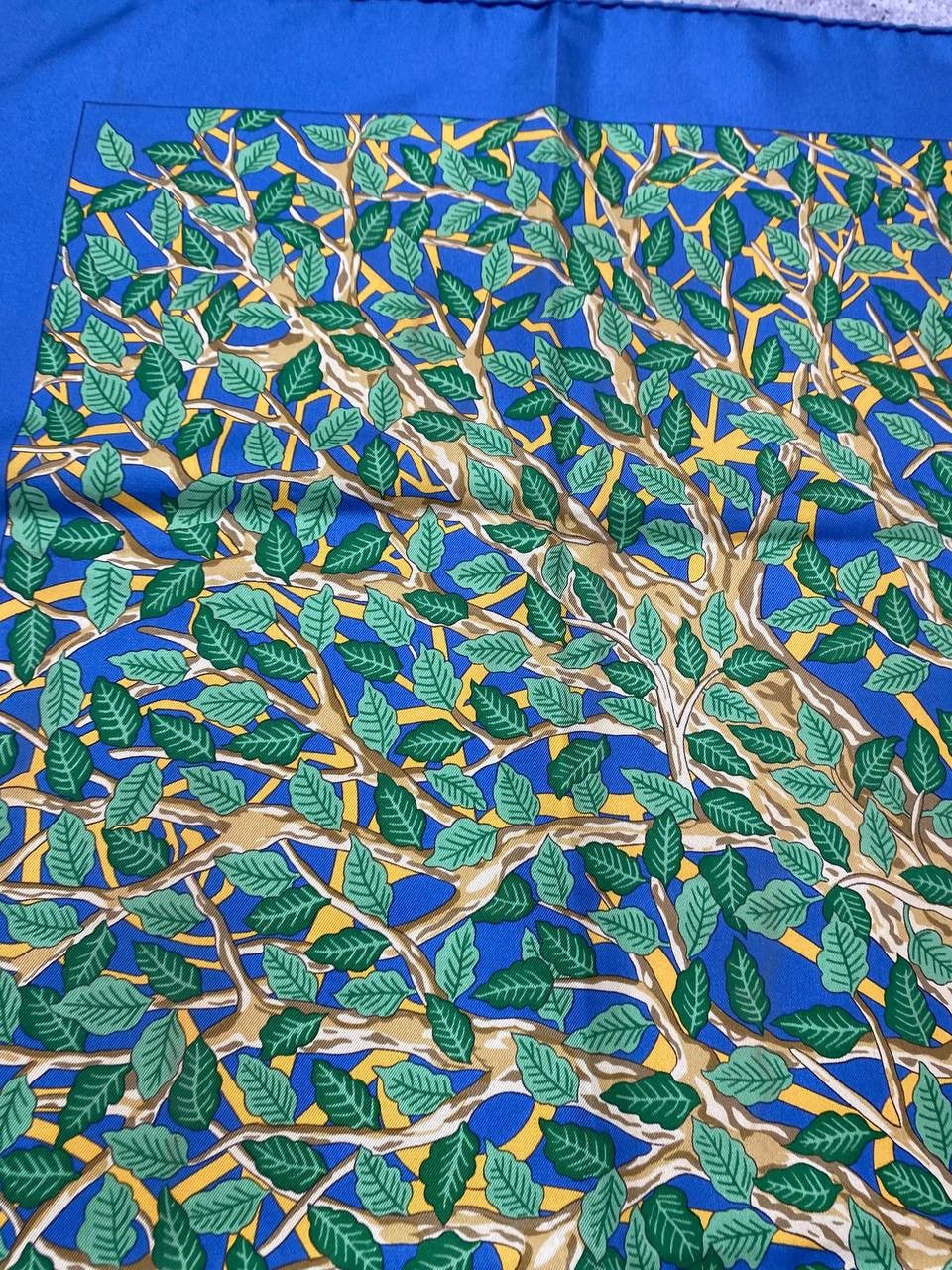 Hermes Vintage Hermes 90’s Axis Mundi Central Scarf Silk Ladies Size ONE SIZE - 9 Thumbnail