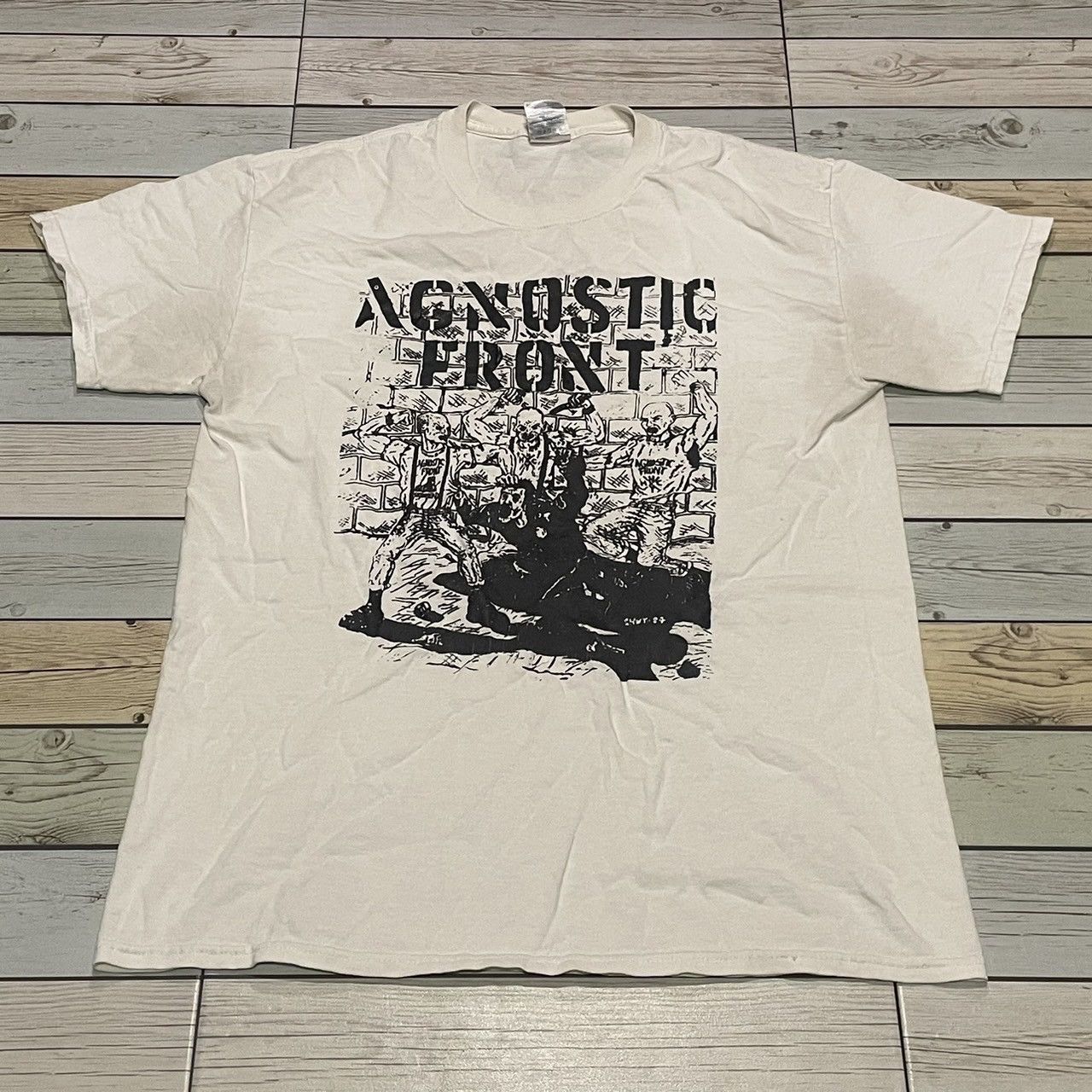 Band Tees Rare Agnostic Front Hardcore Band Tour Tee Size US M / EU 48-50 / 2 - 1 Thumbnail