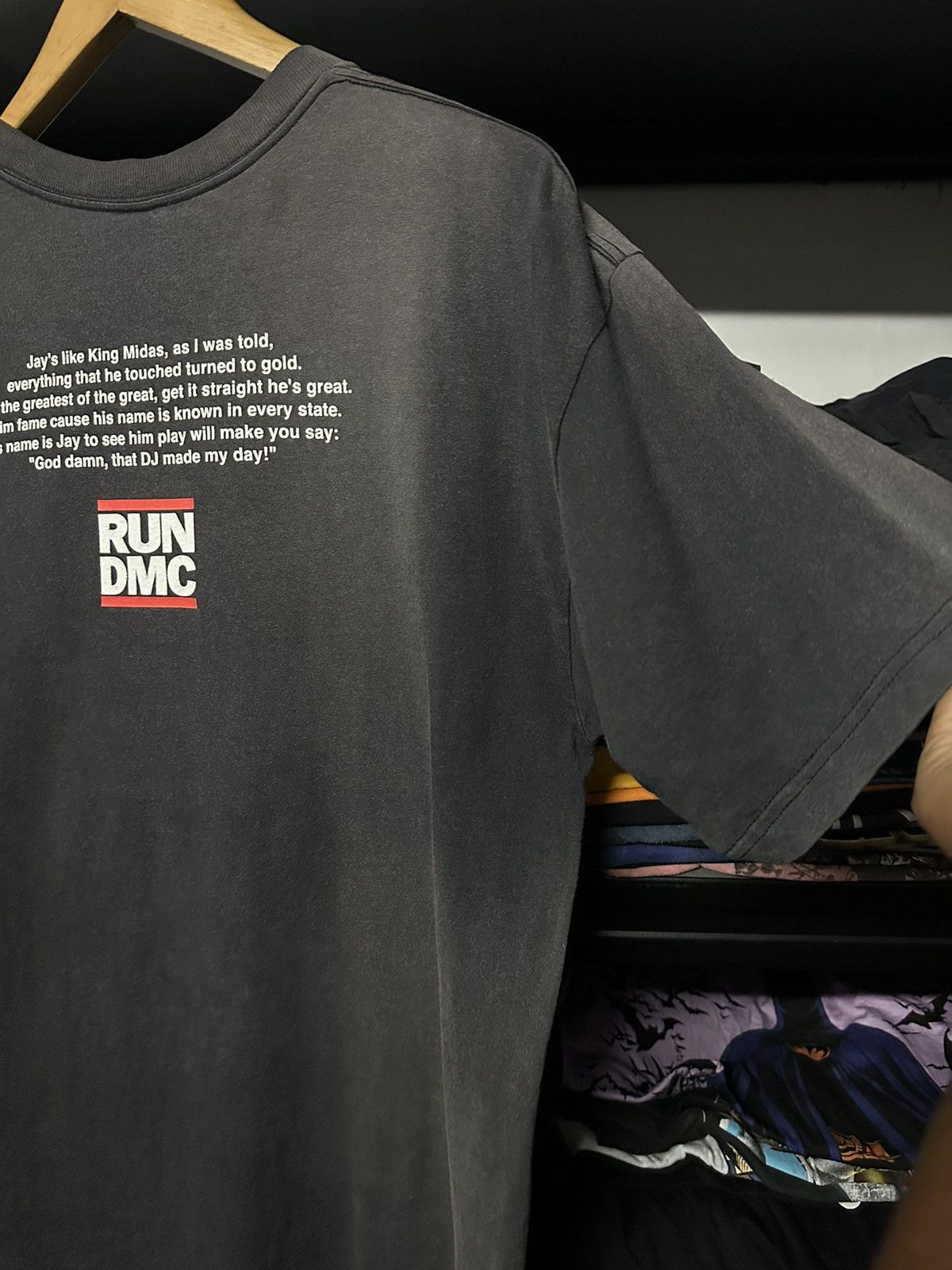 Band Tees × Rap Tees × Vintage Vintage Jam Master Jay Run Dmc Sun Faded Tee Size US XL / EU 56 / 4 - 9 Thumbnail