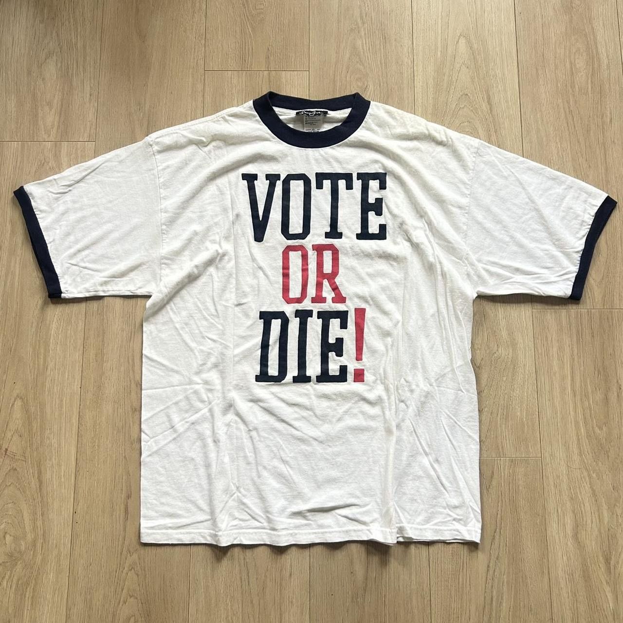 Sean John Vintage Y2K 2004 Sean John “Vote or Die” Graphic Tee Size US XXL / EU 58 / 5 - 1 Thumbnail