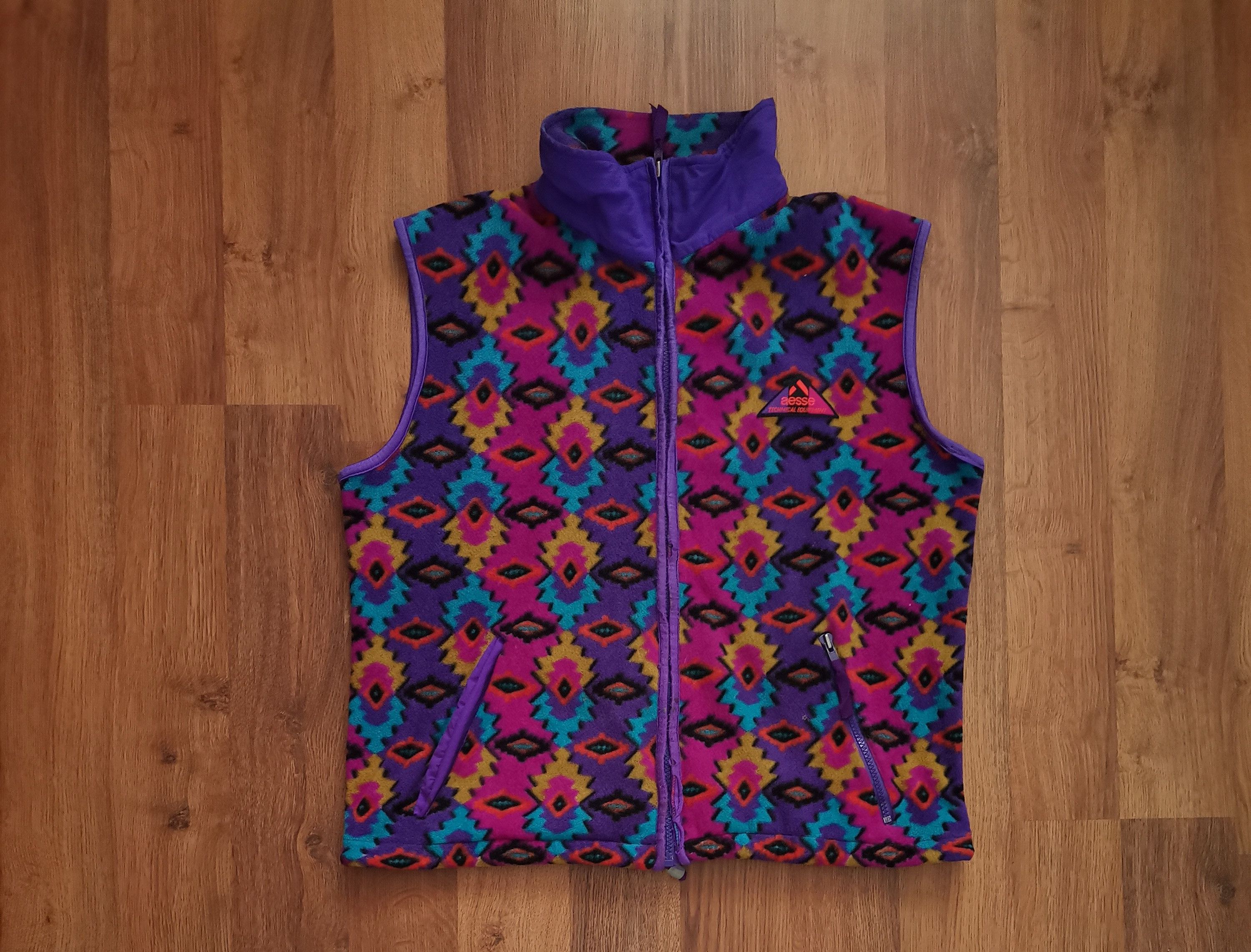Polartec Vintage Polartec aesse Abstract Vest Size US S / EU 44-46 / 1 - 1 Thumbnail