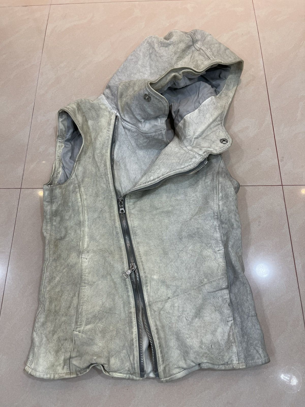 Isamu Katayama Backlash ISAMU KATAYAMA BACKLASH Vest Hoodie Leather Size US M / EU 48-50 / 2 - 10 Thumbnail