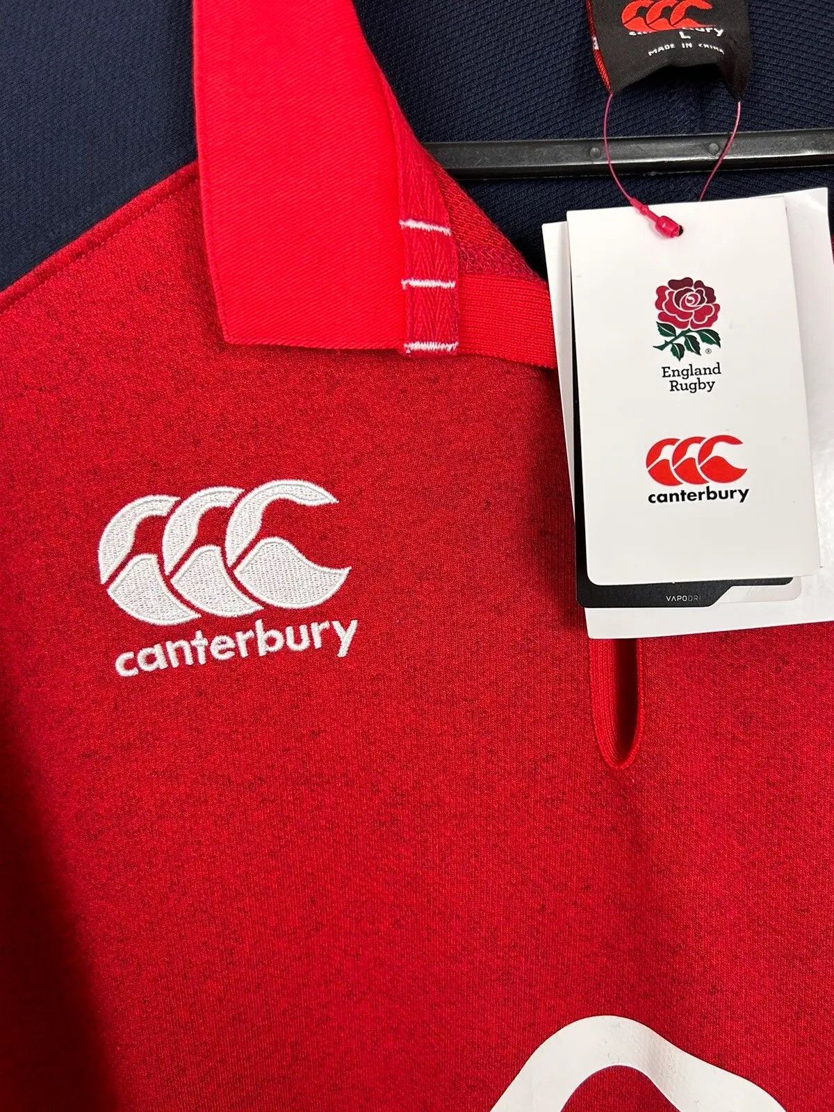 Canterbury of New Zealand BNWT Canterbury Of New Zealand England Rugby O2 Polo Shirt Size US L / EU 52-54 / 3 - 3 Thumbnail