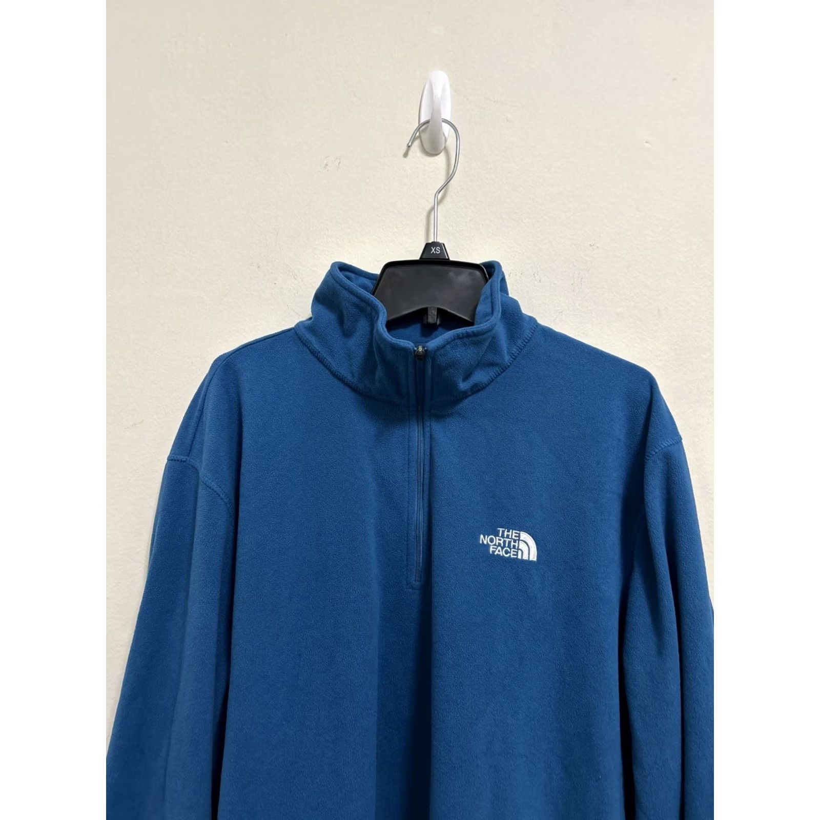 The North Face VINTAGE The North Face Fleece Sweater Mens L Blue TKA 100 1/4 Zip Lightweight Size US L / EU 52-54 / 3 - 2 Thumbnail
