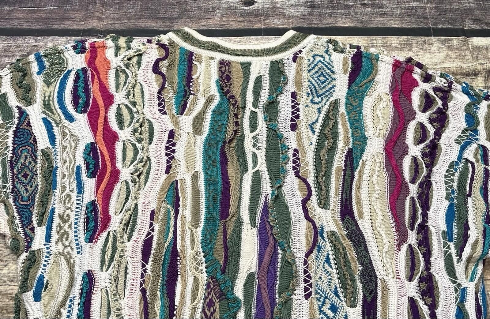 Coogi Coogi Sweater Mens Medium 3D Knit Mercerized Cotton 90s Size US M / EU 48-50 / 2 - 8 Thumbnail