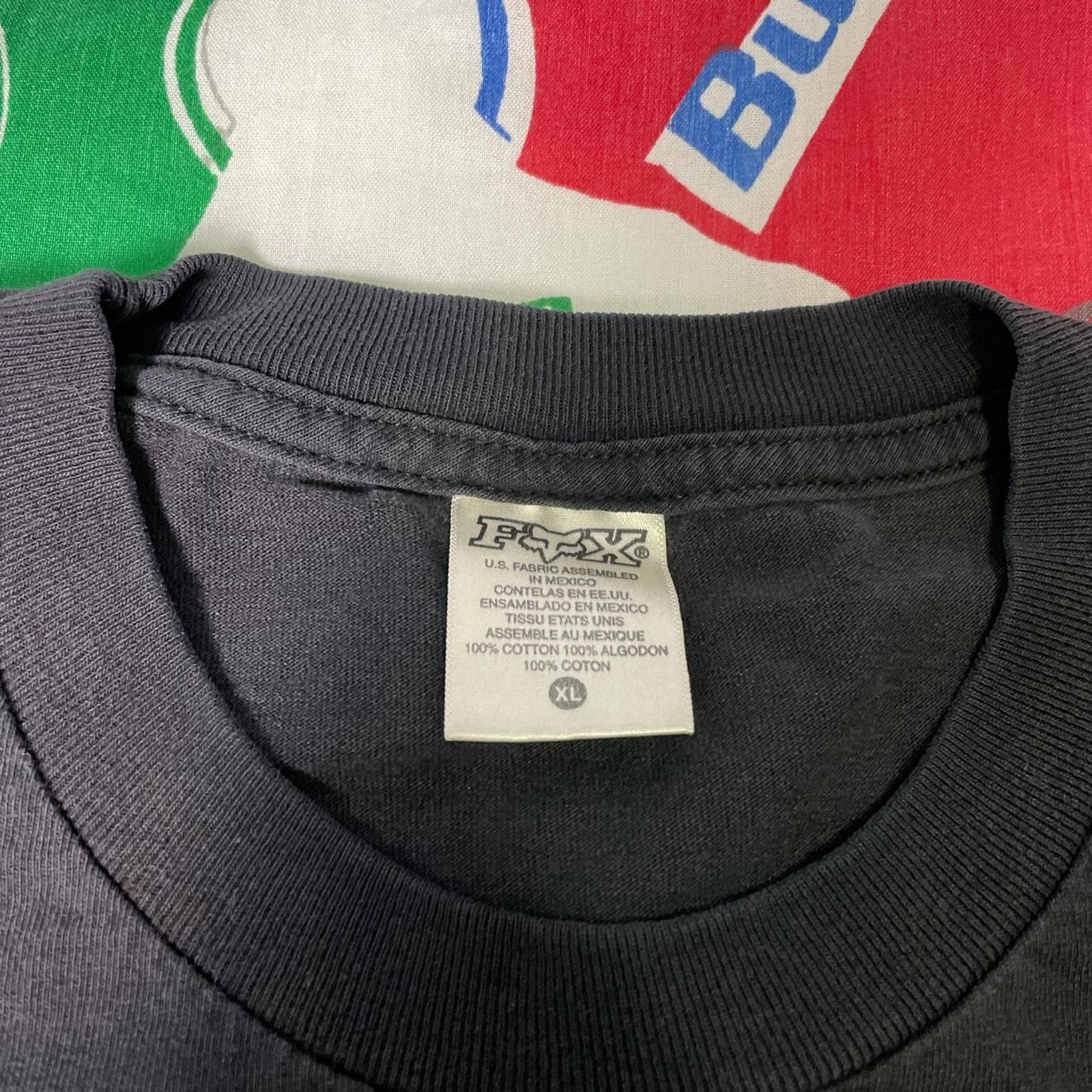 Fox Racing × Vintage Vintage Y2K Fox Racing Grunge Motocross Biker Big BMX Tee Size US XL / EU 56 / 4 - 6 Thumbnail