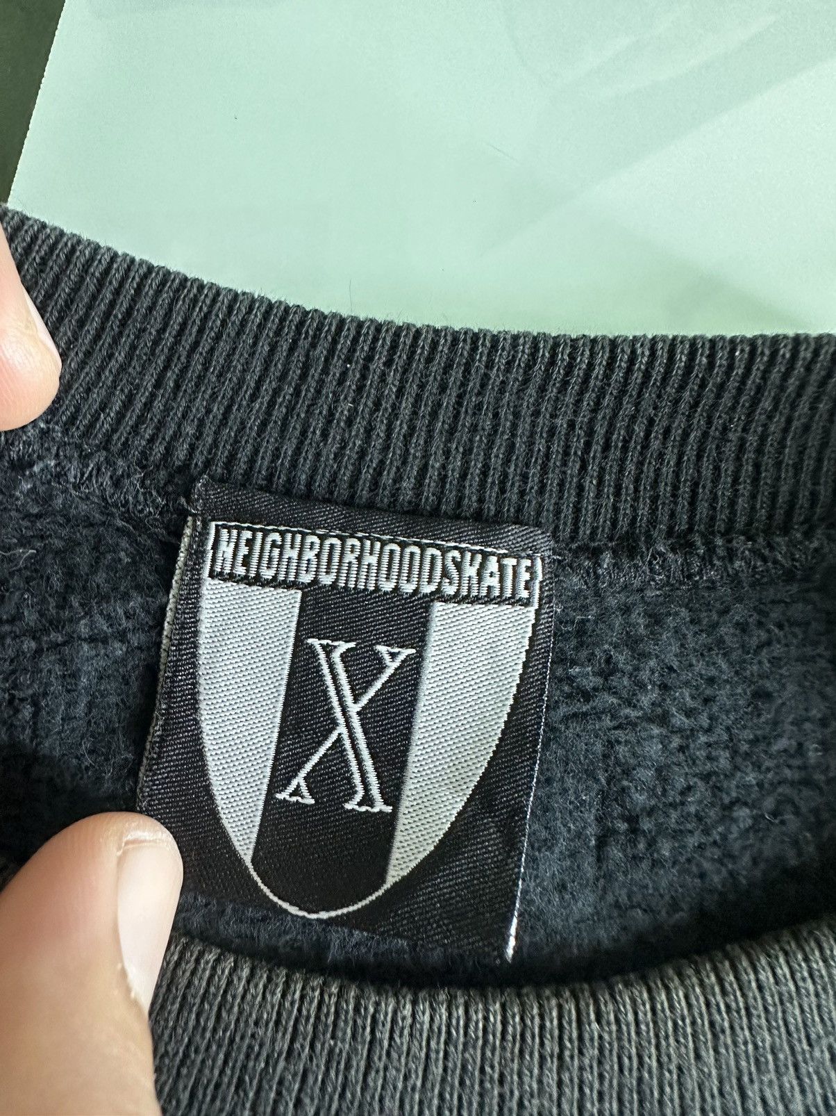 Neighborhood Vintage Neighborhood Skateboard Spell Out Logo Sweatshirt Size US XL / EU 56 / 4 - 12 Thumbnail