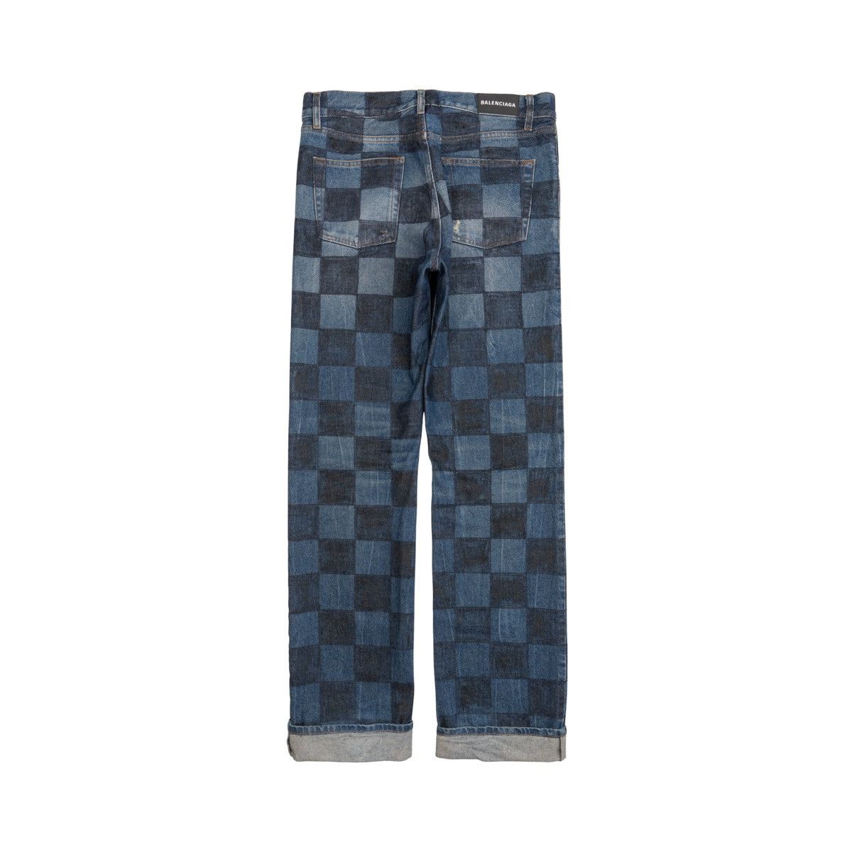 Balenciaga Balenciaga Checkered Jeans Size US 30 / EU 46 - 2 Thumbnail