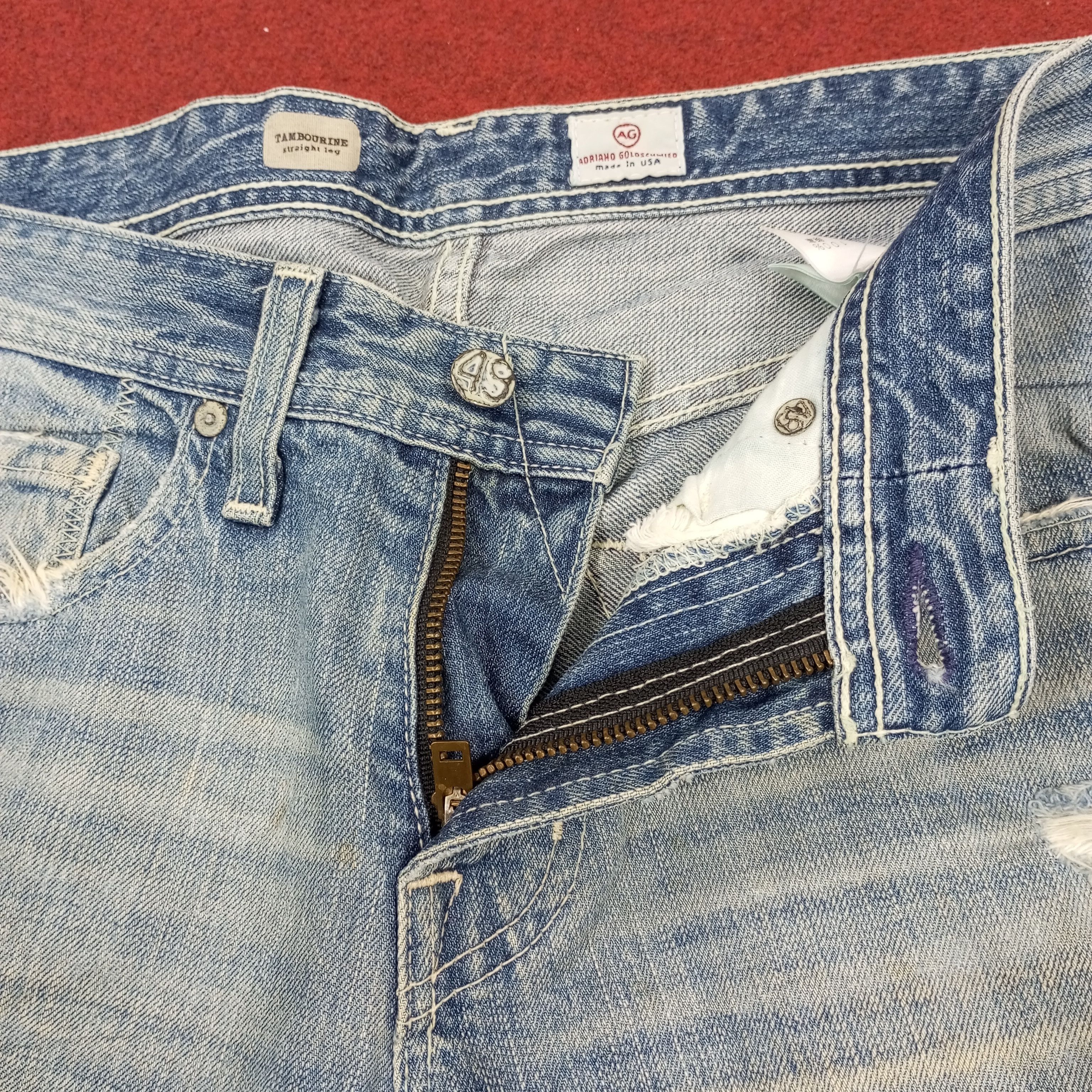 AG Adriano Goldschmied × Vintage Adriano Goldschmied Fashion Streetwear Style Jeans Size US 30 / EU 46 - 12 Thumbnail