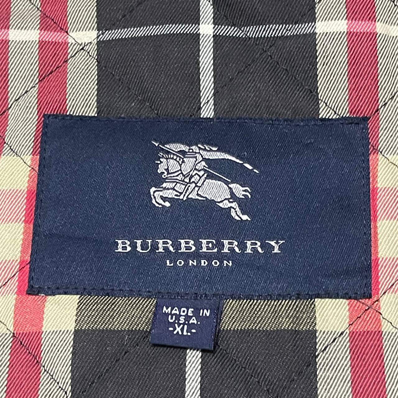Burberry 🔥Pick🔥 Vtg Burberry London Red Nova Check Removable Hood Size US XL / EU 56 / 4 - 13 Thumbnail