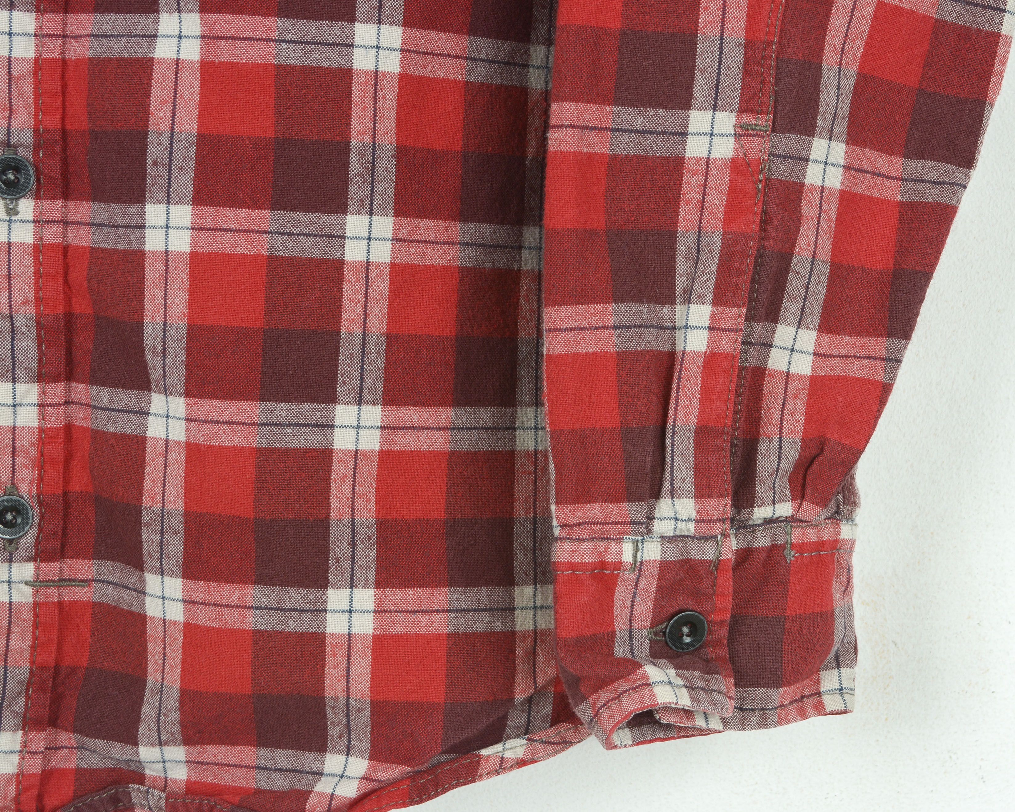 G-Star Women S Shirt Casual Red Western Check Long Sleeved Plaid Size S / US 4 / IT 40 - 5 Thumbnail