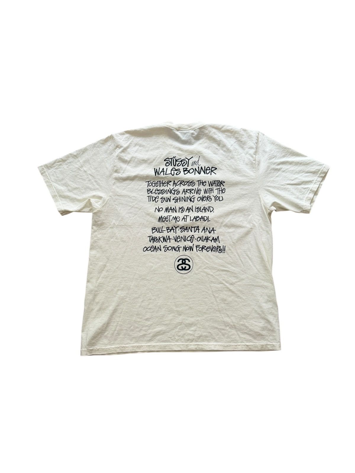 Stussy Wales Bonner Ocean Song Tee Size US L / EU 52-54 / 3 - 3 Thumbnail