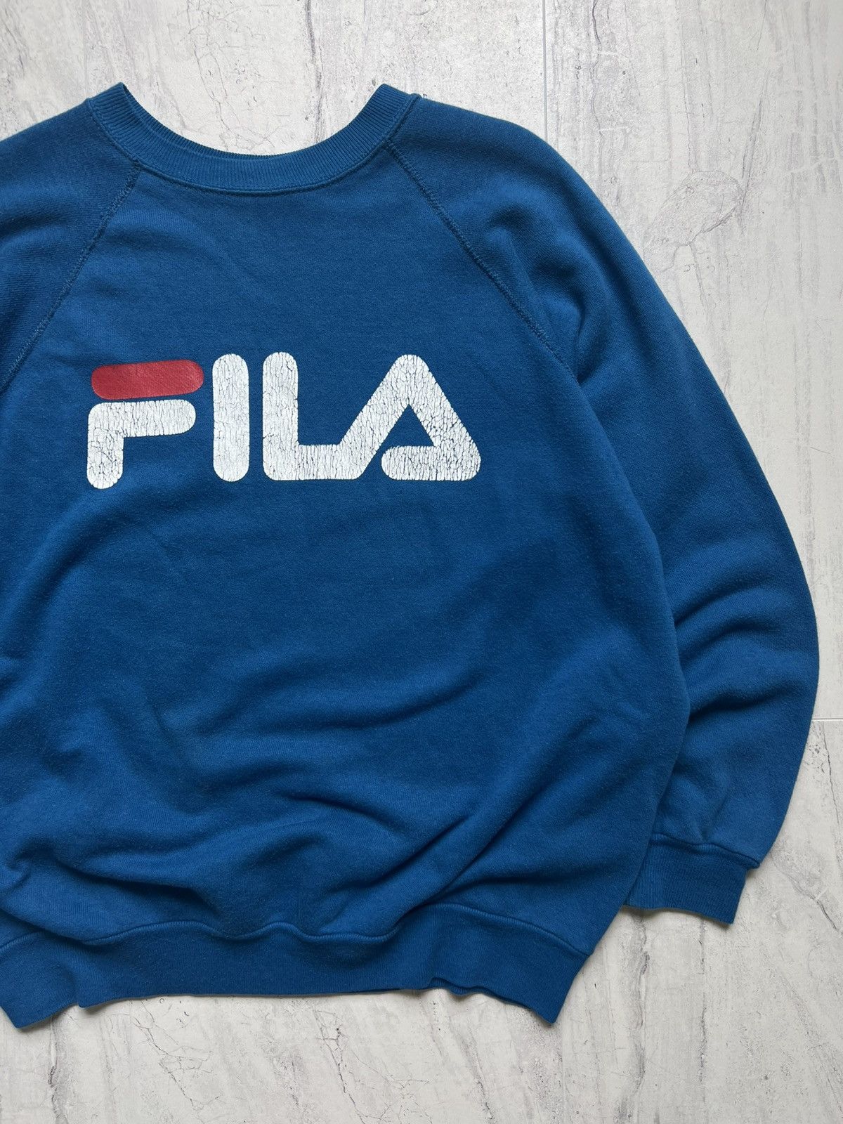 Fila Vintage 90’s Fila Raglan Sweatshirt Crewneck Size US M / EU 48-50 / 2 - 2 Thumbnail