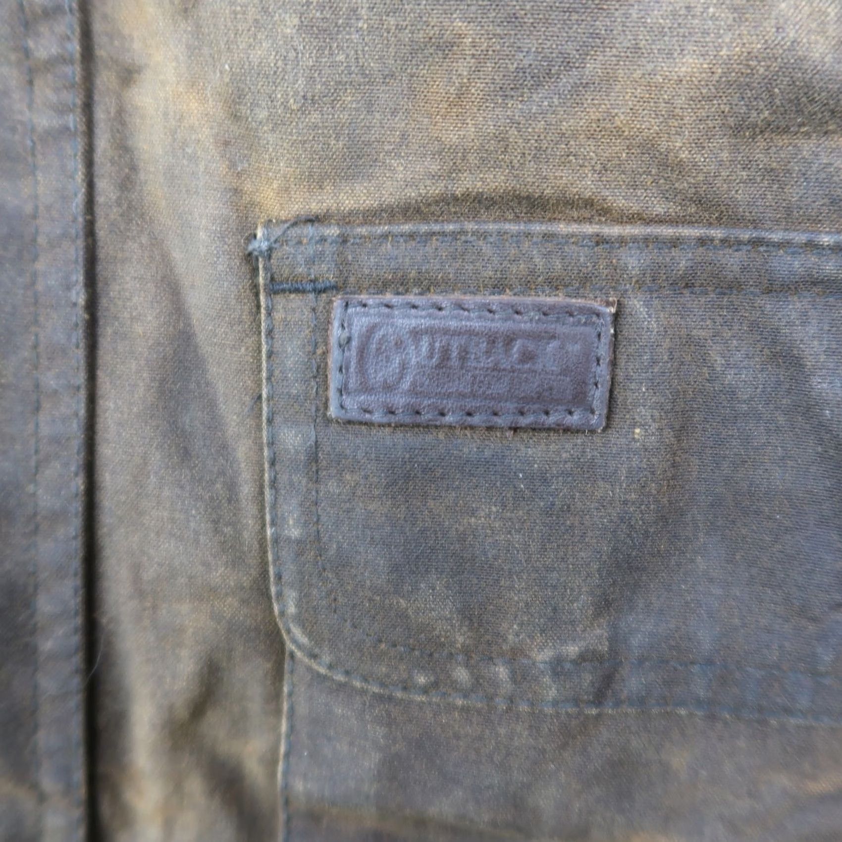 Vintage Outback Trading Company Vest Jacket Mens L Brown Waxed Flannel Lined Outdoors Size US L / EU 52-54 / 3 - 7 Thumbnail