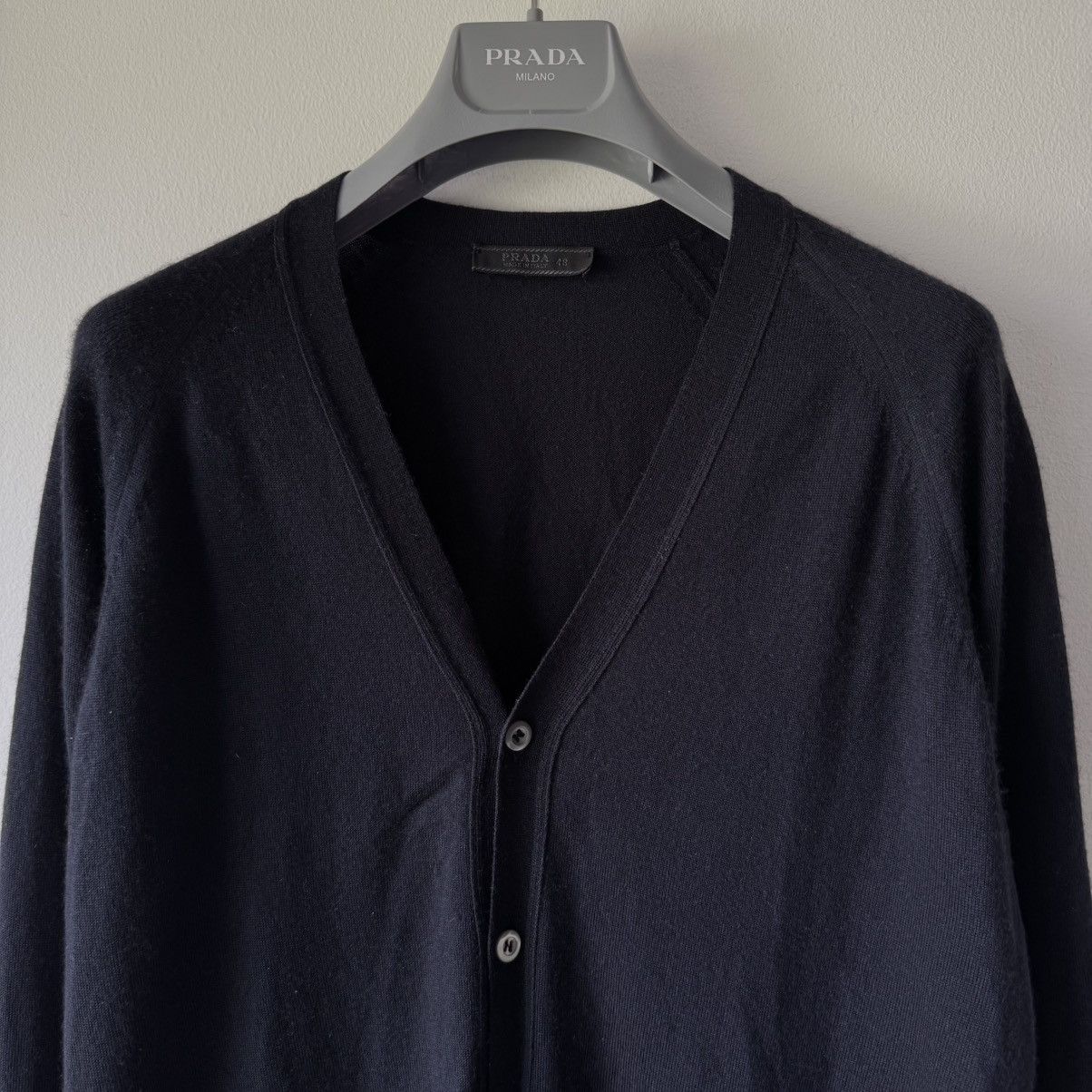 Prada Prada FW2000 Cashmere/Silk Button-Up Cardigan Knit Size US M / EU 48-50 / 2 - 2 Thumbnail
