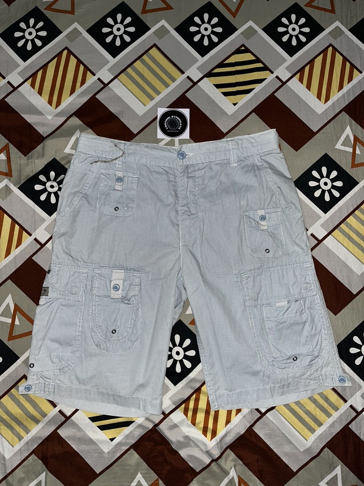 Japanese Brand × Vintage David+Goliath Cargo Short Pants Size US 34 / EU 50 - 1 Thumbnail