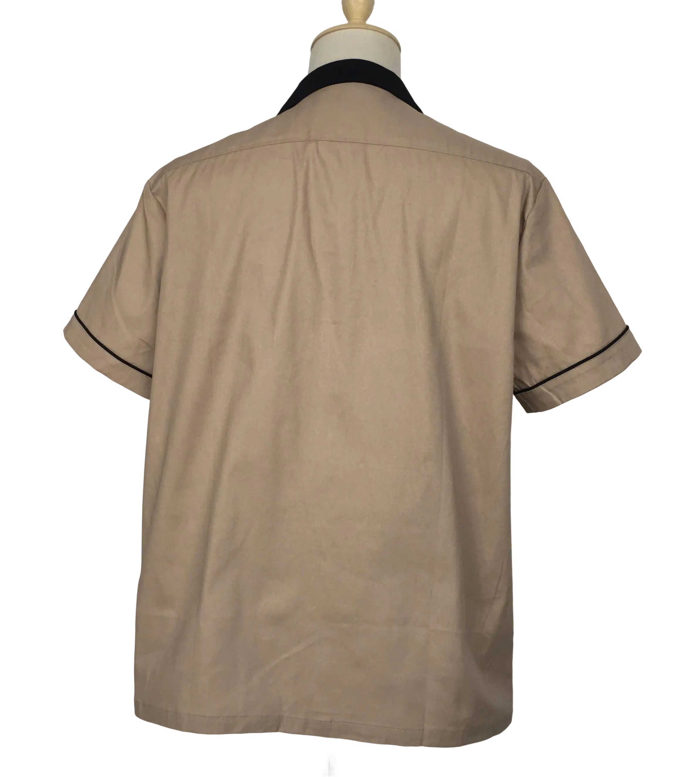 Other Brown-Short Sleeve Bowling Shirts Pocket Casual Clothing Size US XXL / EU 58 / 5 - 4 Thumbnail