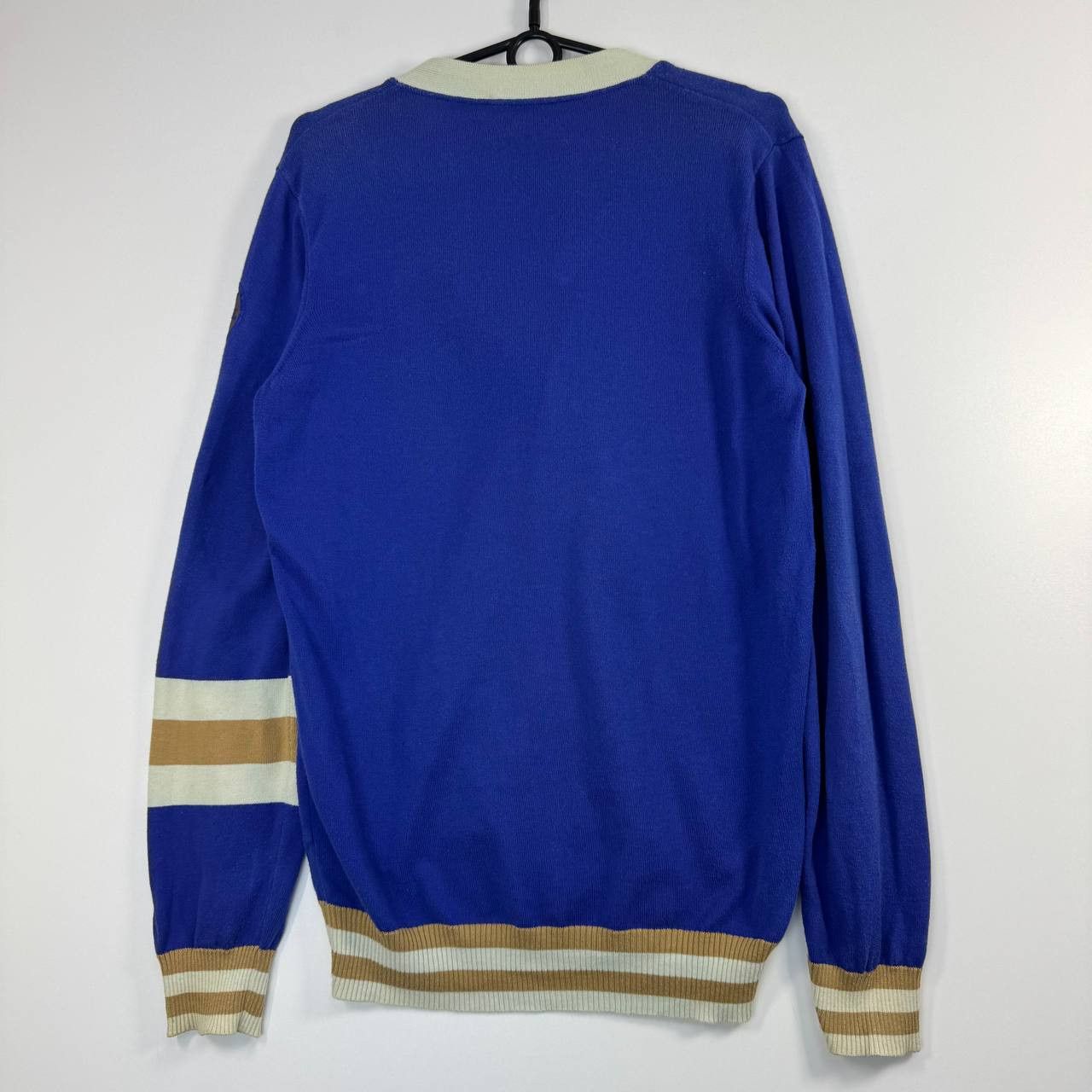 Diesel Diesel Cardigan Blue V-Neck Knit Sweater Cotton Size S Size S / US 4 / IT 40 - 7 Thumbnail