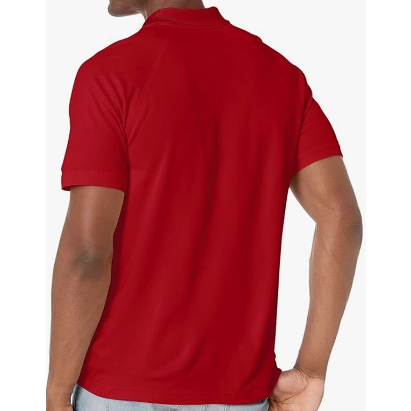 Lacoste Lacoste Mens Ultra Dry Raglan Sleeve Polo Sport Short Red S Size US S / EU 44-46 / 1 - 3 Thumbnail