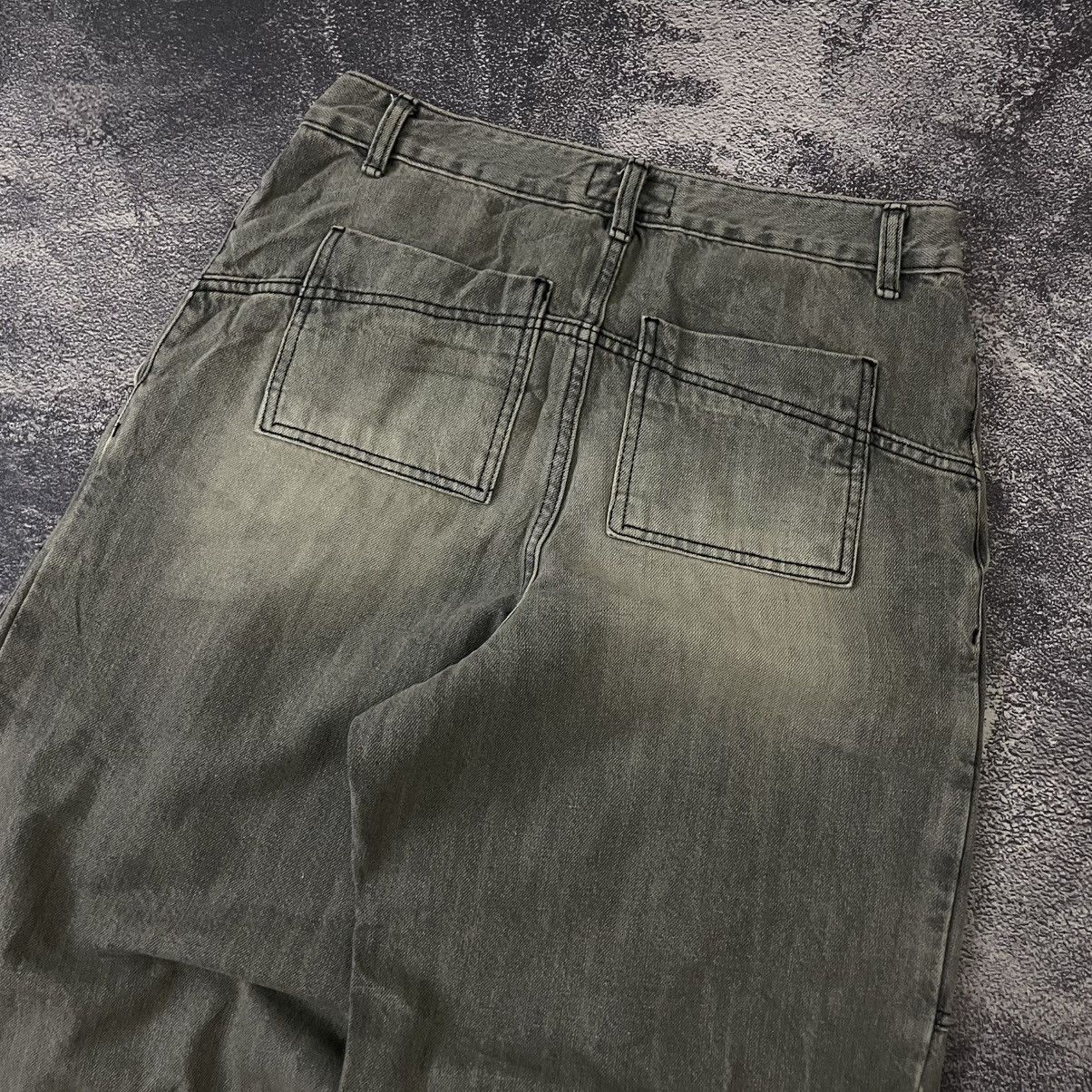 Japanese Brand × Le Grande Bleu (L.G.B.) × Tornado Mart Y2K begin 2.0.2 baggy jeans washed Size US 33 - 8 Thumbnail
