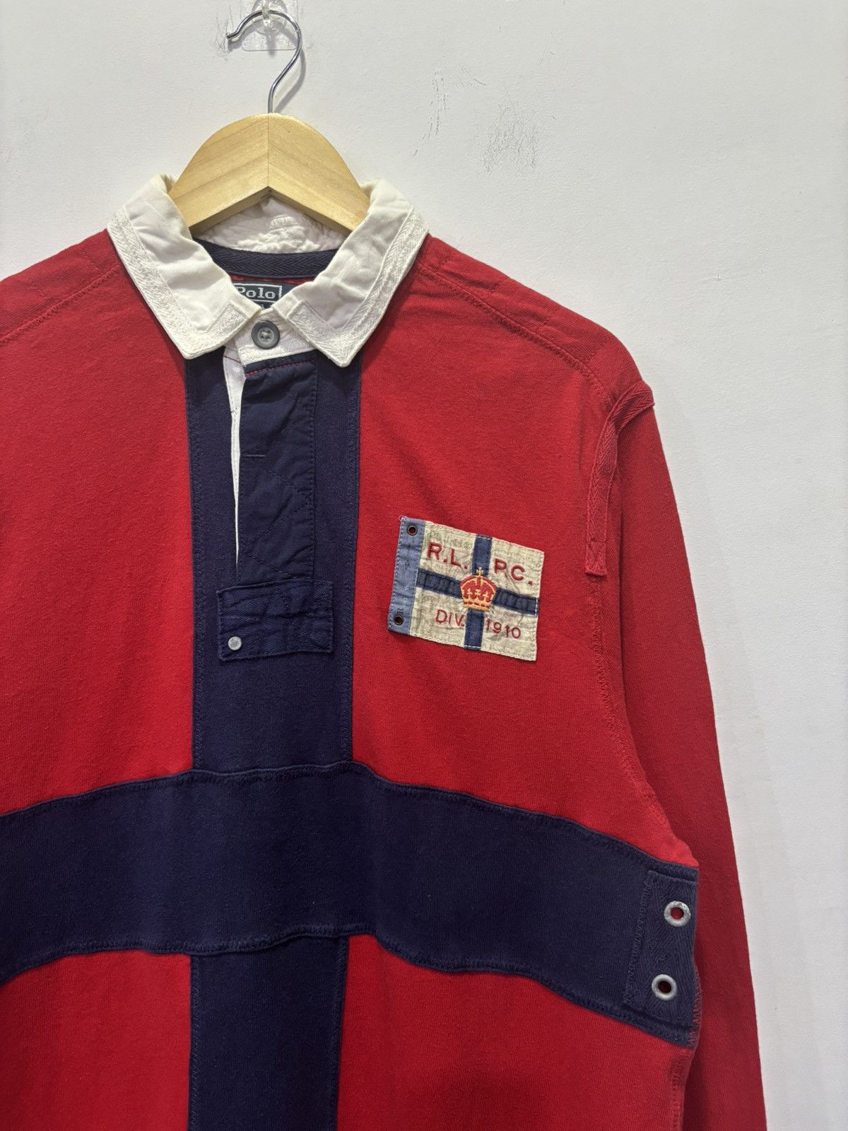 Polo Ralph Lauren Vintage Polo Ralph Lauren Flag Shirt Size US L / EU 52-54 / 3 - 3 Thumbnail