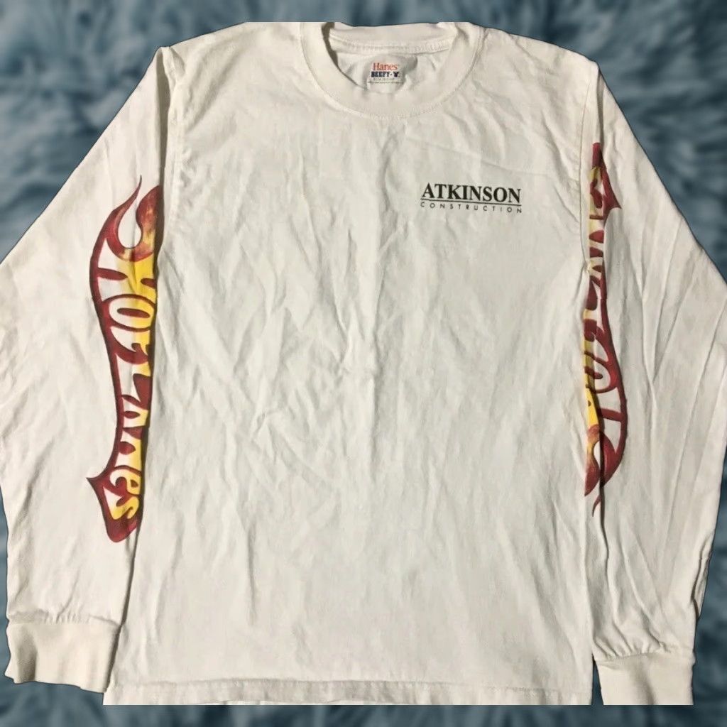 Vintage Vtg Hot Wheels Flames Parody Shirt S Fire Funny Biker Grunge Punk Skate 90s Y2K Shirt Mens XL Black Grunge Harley Harley Davidson 80s Vintage Size US XL / EU 56 / 4 - 1 Thumbnail
