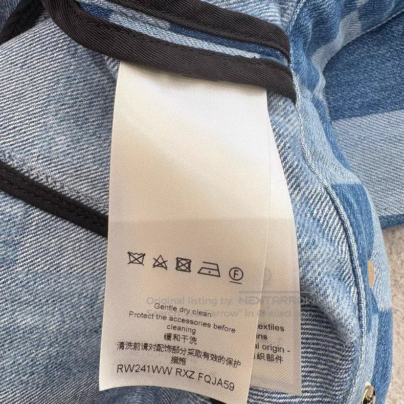 Louis Vuitton Louis Vuitton 24SS Checker Denim Jacket Size XS / US 0-2 / IT 36-38 - 8 Thumbnail