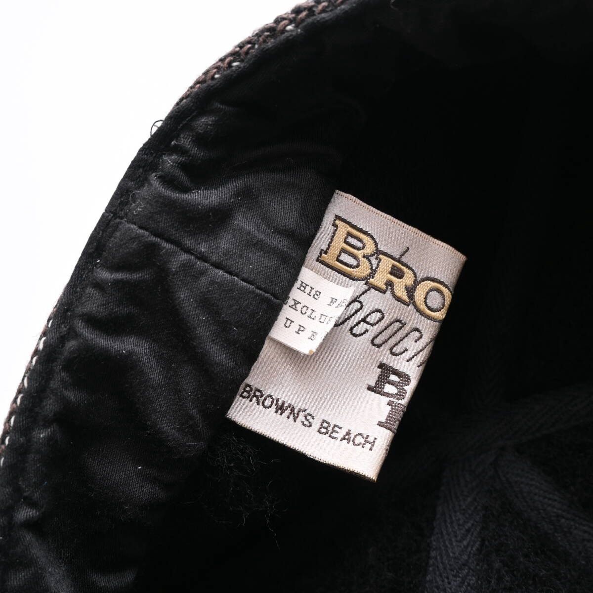 Brown's Beach Jacket Brown’s Beach cloth wool conductor hat cap Size ONE SIZE - 5 Thumbnail