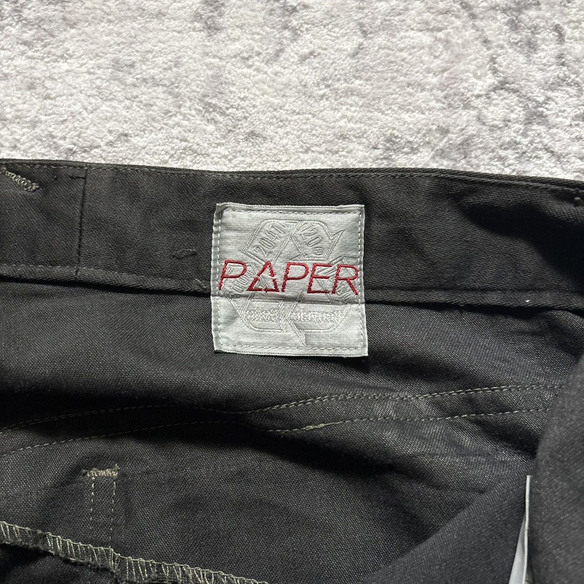 20471120 20471120 Paper Reconstructed Military Cargo Pants Black | 35 Size US 35 - 10 Thumbnail