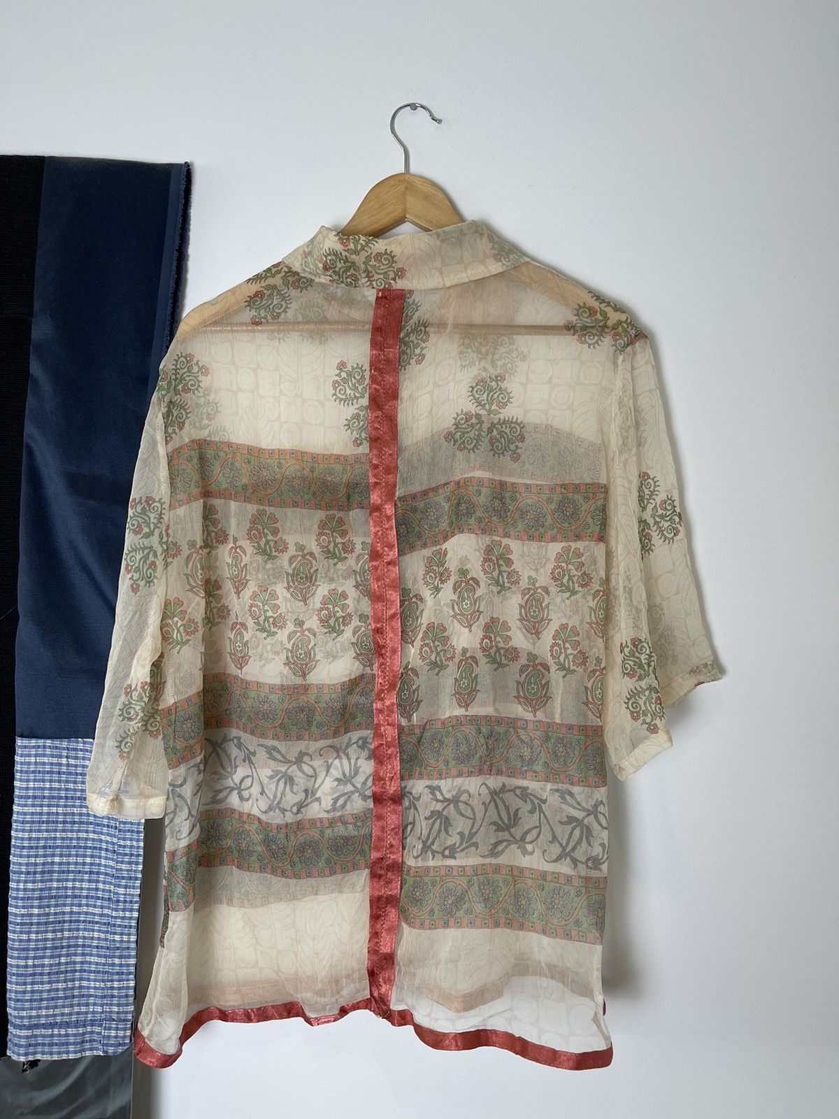 Chorley Chorley sheer tattoo satin border camp collar bowling shirt Size US L / EU 52-54 / 3 - 2 Thumbnail