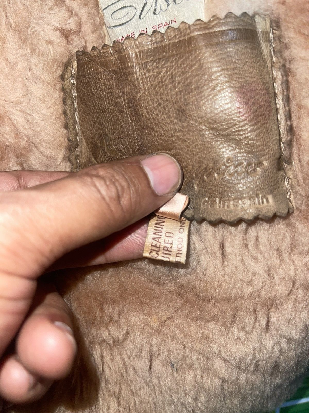 Vintage Vintage Elisa Spain Suede Shearling Penny Lane Jacket Size M Size M / US 6-8 / IT 42-44 - 6 Thumbnail