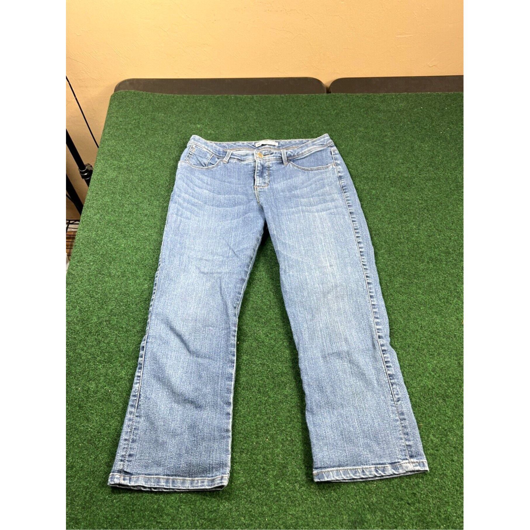 Lee Lee Slender Secret / Lower on the Waist / Crop Capri Denim Jeans / Size 4 M Size 27" / US 4 / IT 40 - 4 Thumbnail