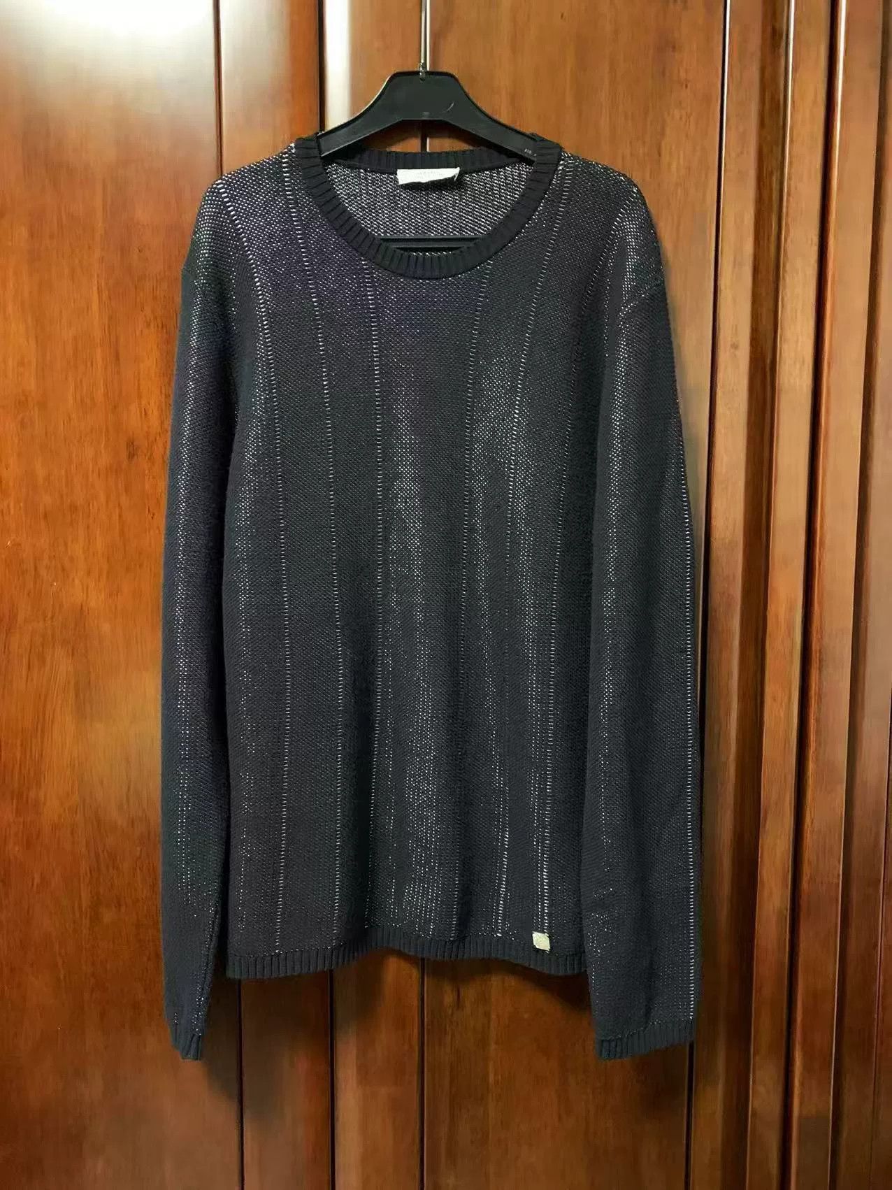 Japanese Brand Versace Collection Men's Mixed Fabric Sweater Size US XL / EU 56 / 4 - 1 Thumbnail