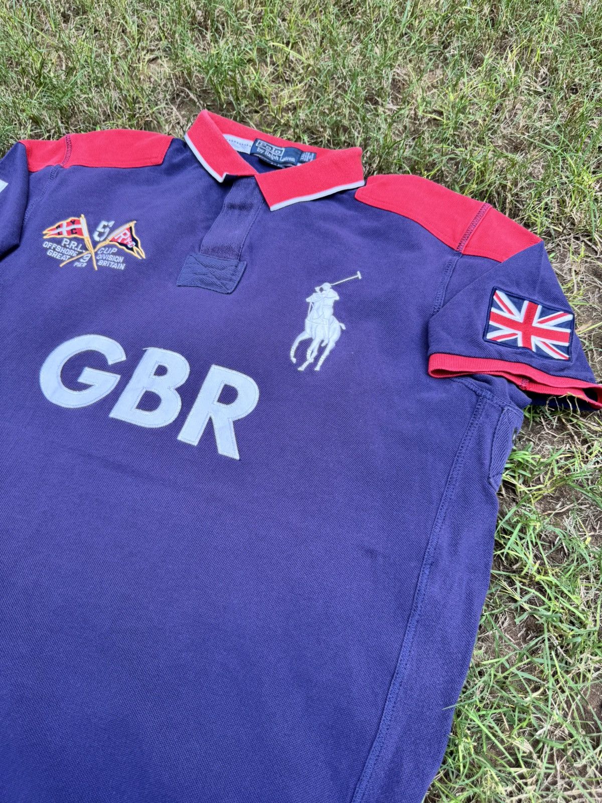 Polo Ralph Lauren Polo Ralph Lauren Great Britain Polo Shirt Chief Keef Style Size US XXL / EU 58 / 5 - 5 Thumbnail