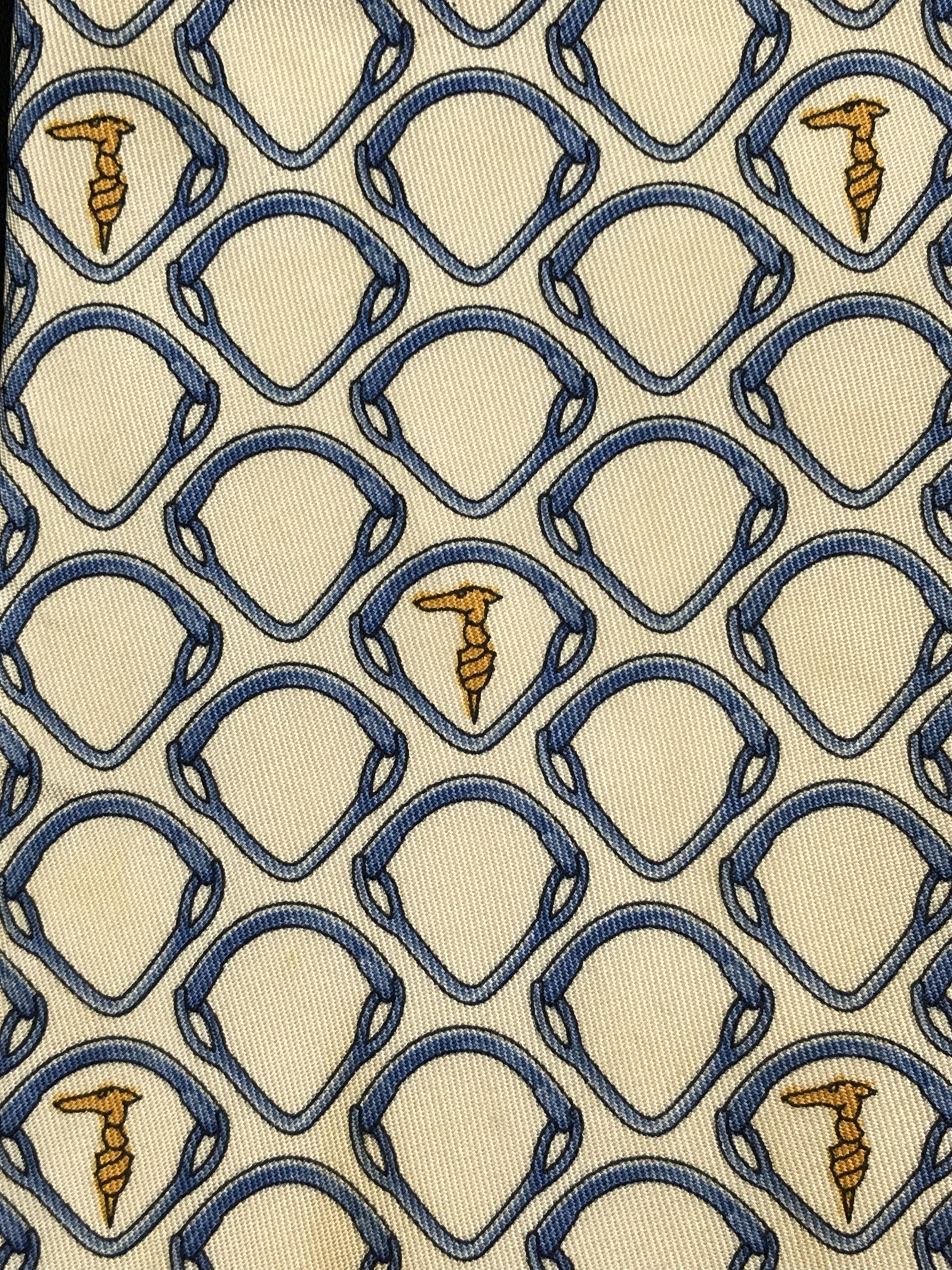 Trussardi × Vintage Vintage Trussardi Silk Necktie Size ONE SIZE - 5 Thumbnail
